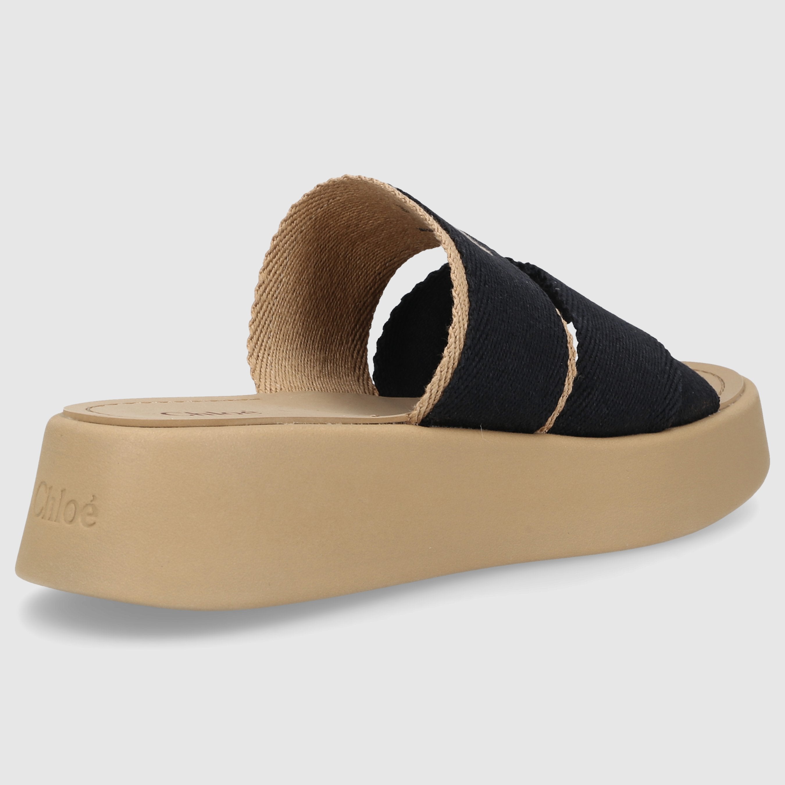 Chloé W MULES/CLOKS FLAT CHC24S00QHL94Q Black