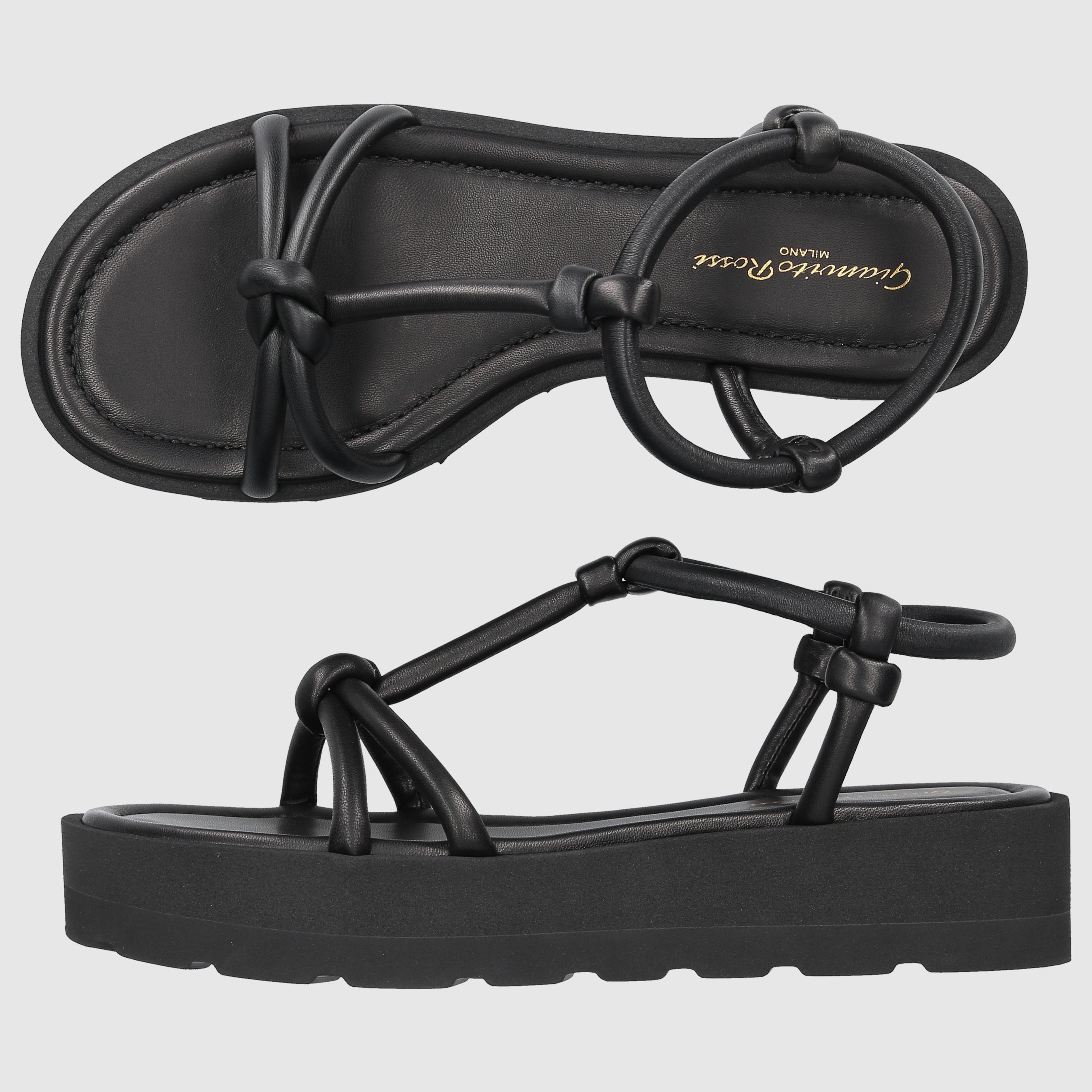 Gianvito Rossi W SANDALS FLAT G32246 Black