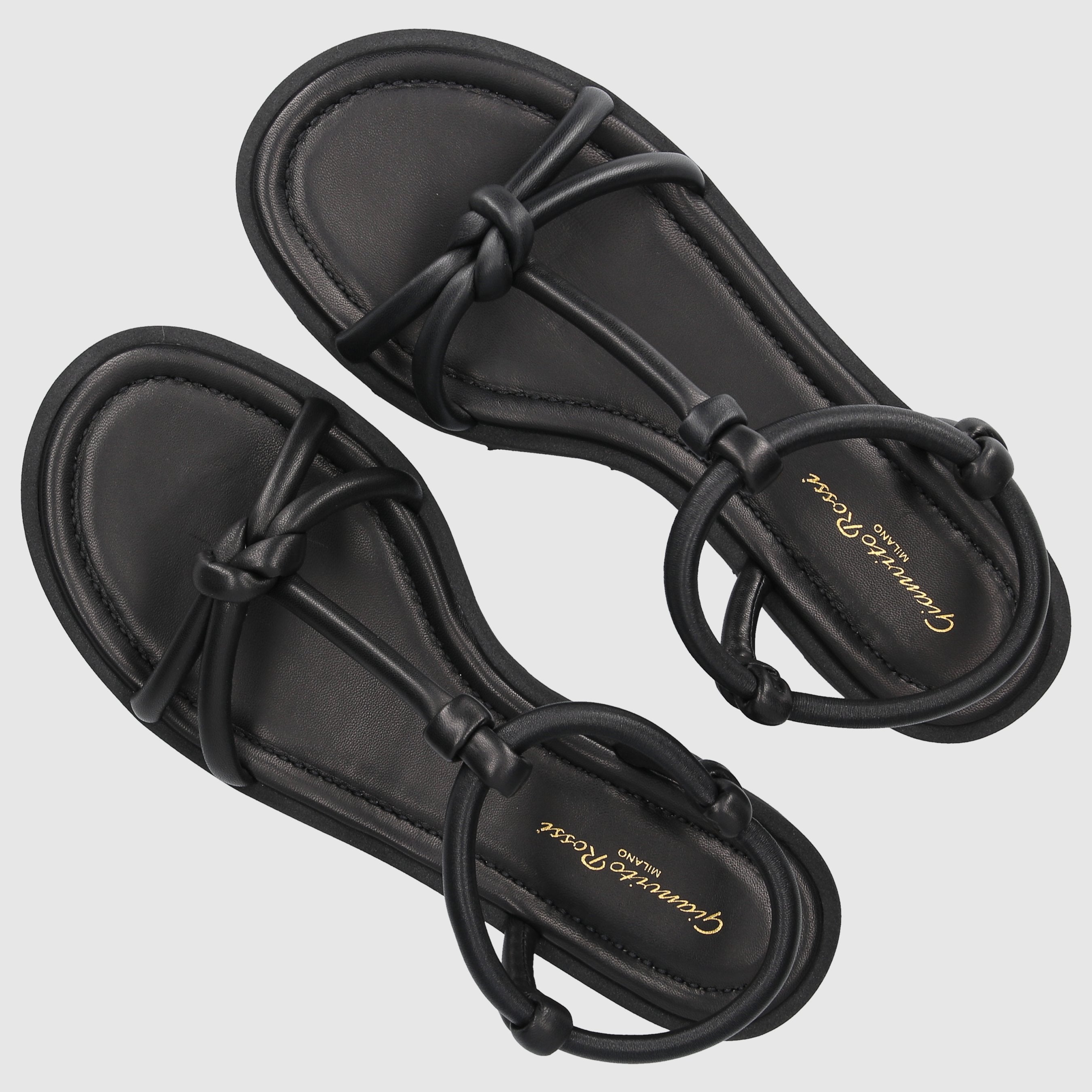 Gianvito Rossi W SANDALS FLAT G32246 Black