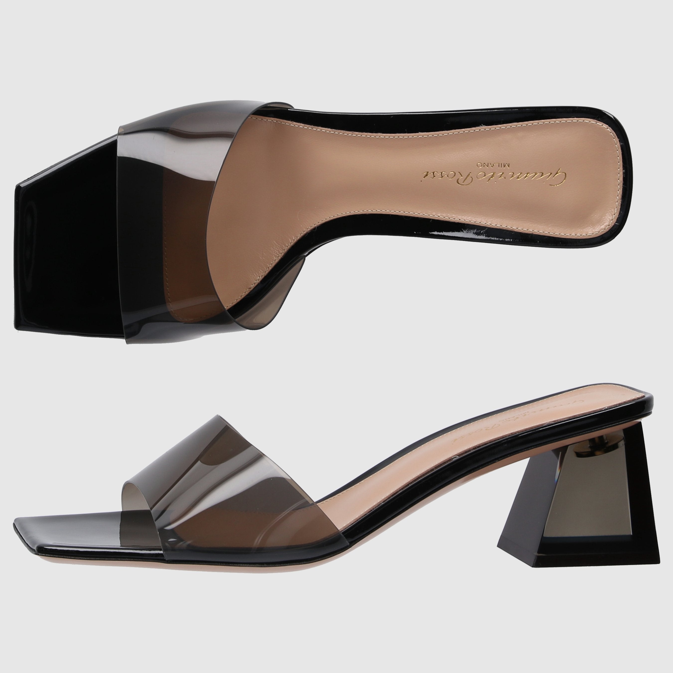 Gianvito Rossi W MULES/CLOKS HEELED G11320 Black