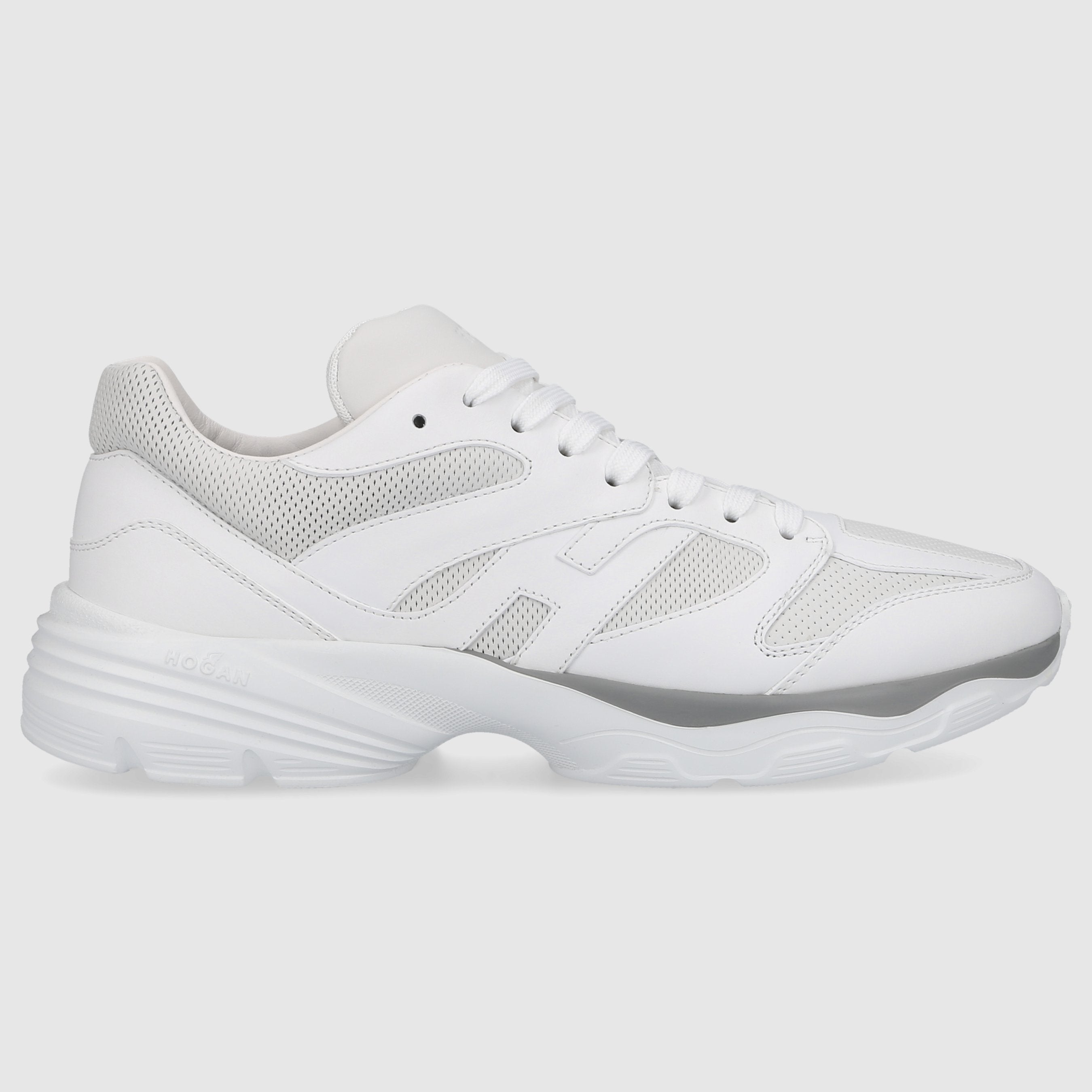Hogan women's low-top sneakers made of H665 calfskin.