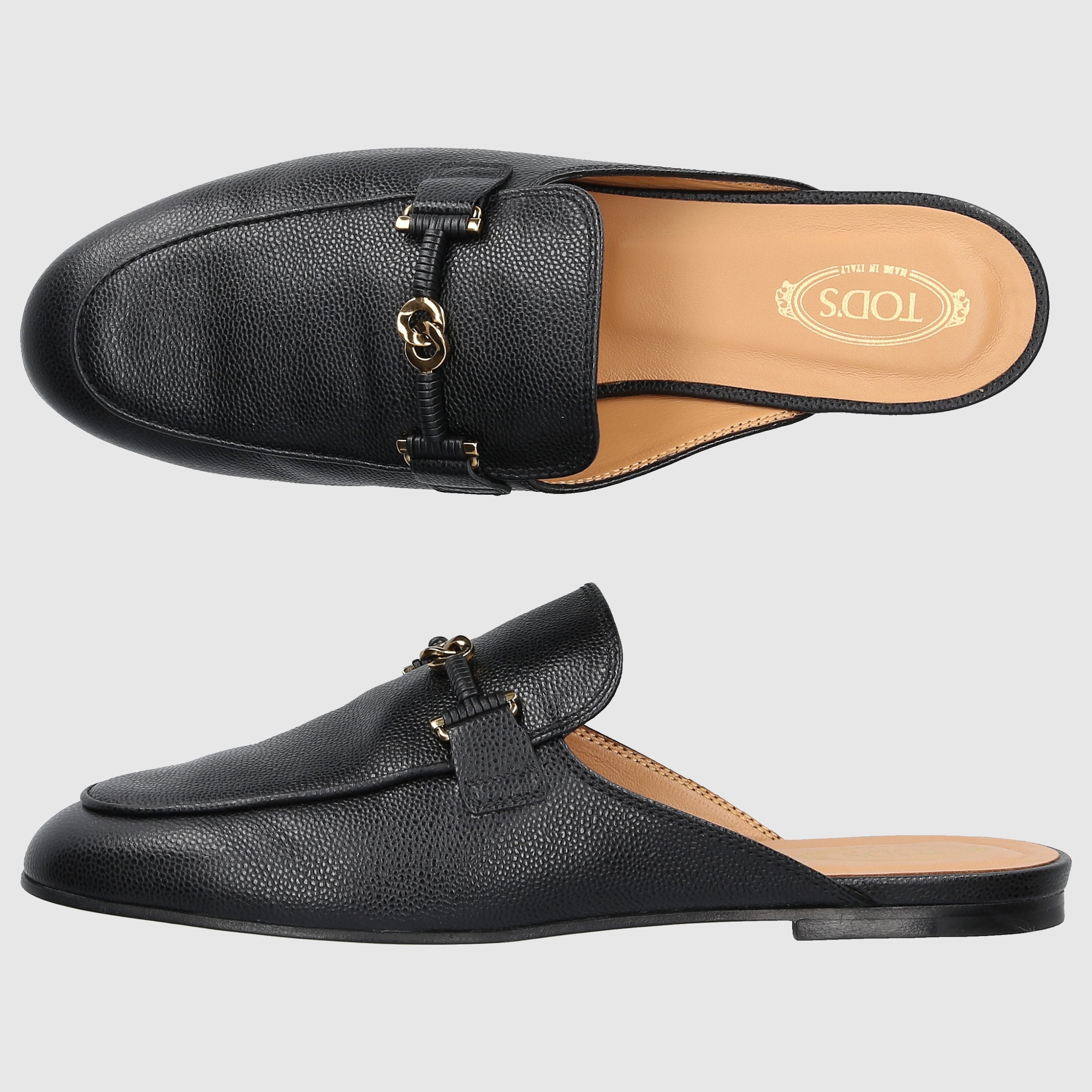 Tod's W MULES/CLOKS FLAT XXW79A0IF40SZOB999 Black