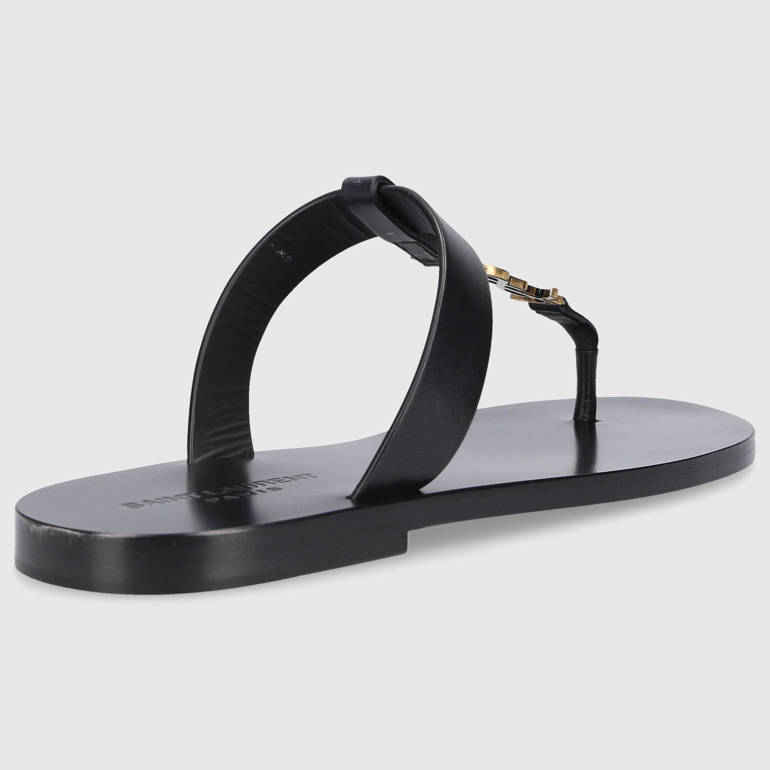 Saint Laurent W SANDALS FLAT 775806 Black