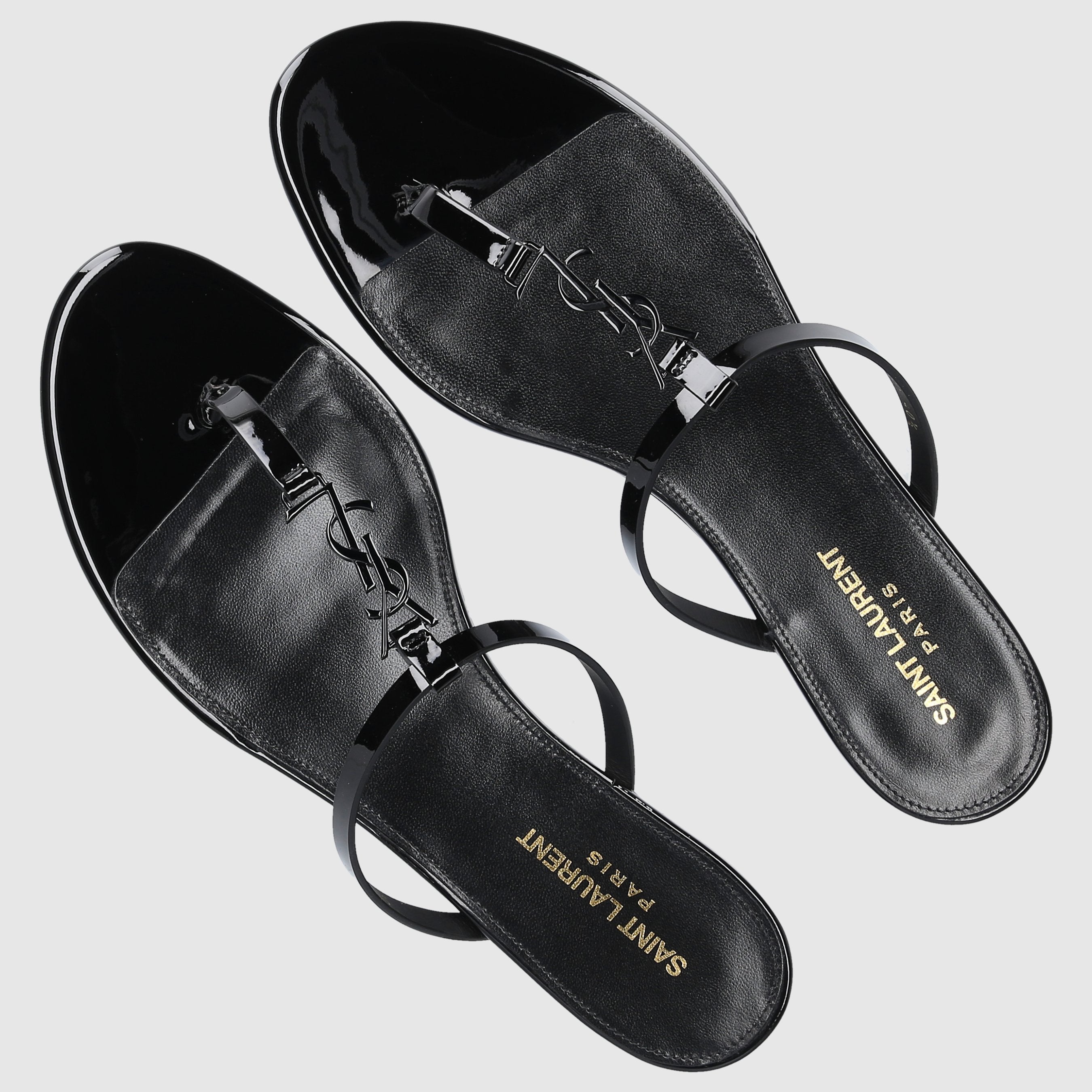 Saint Laurent W SANDALS FLAT 776081 Black