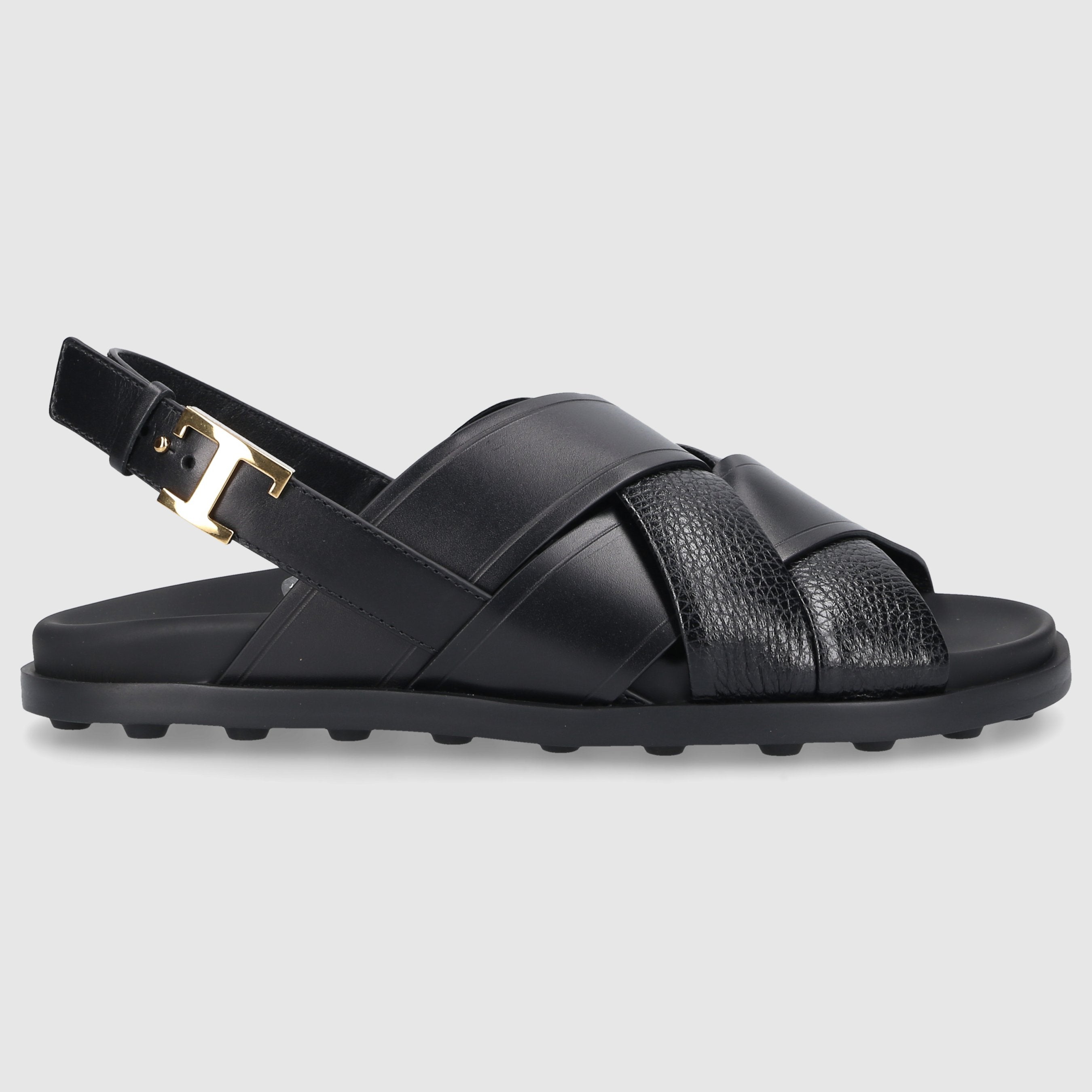 Tod's W SANDALS FLAT XXW68K0IA20T8NB999 Black