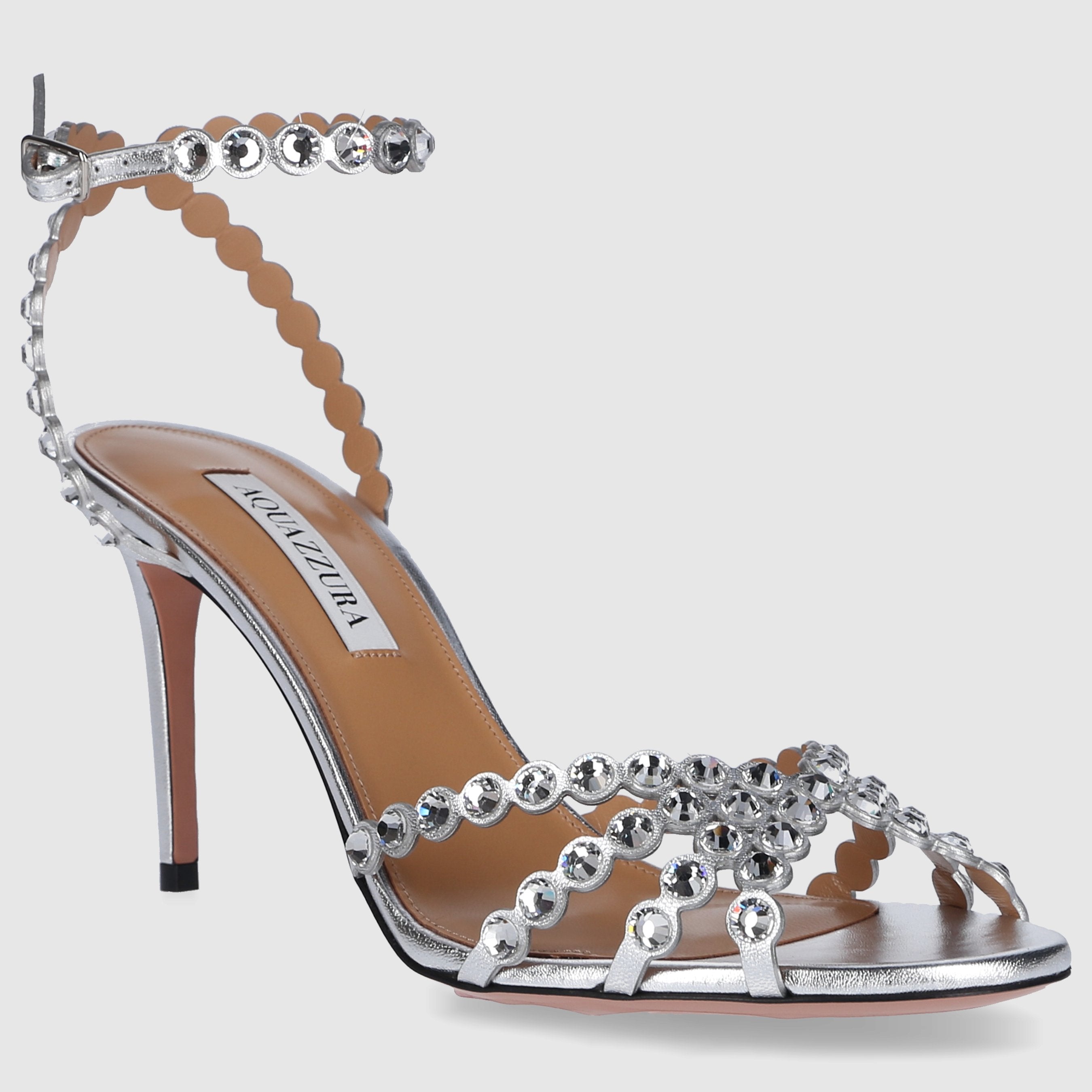 Aquazzura W SANDALS HEELED TQLMIDS0 Silver