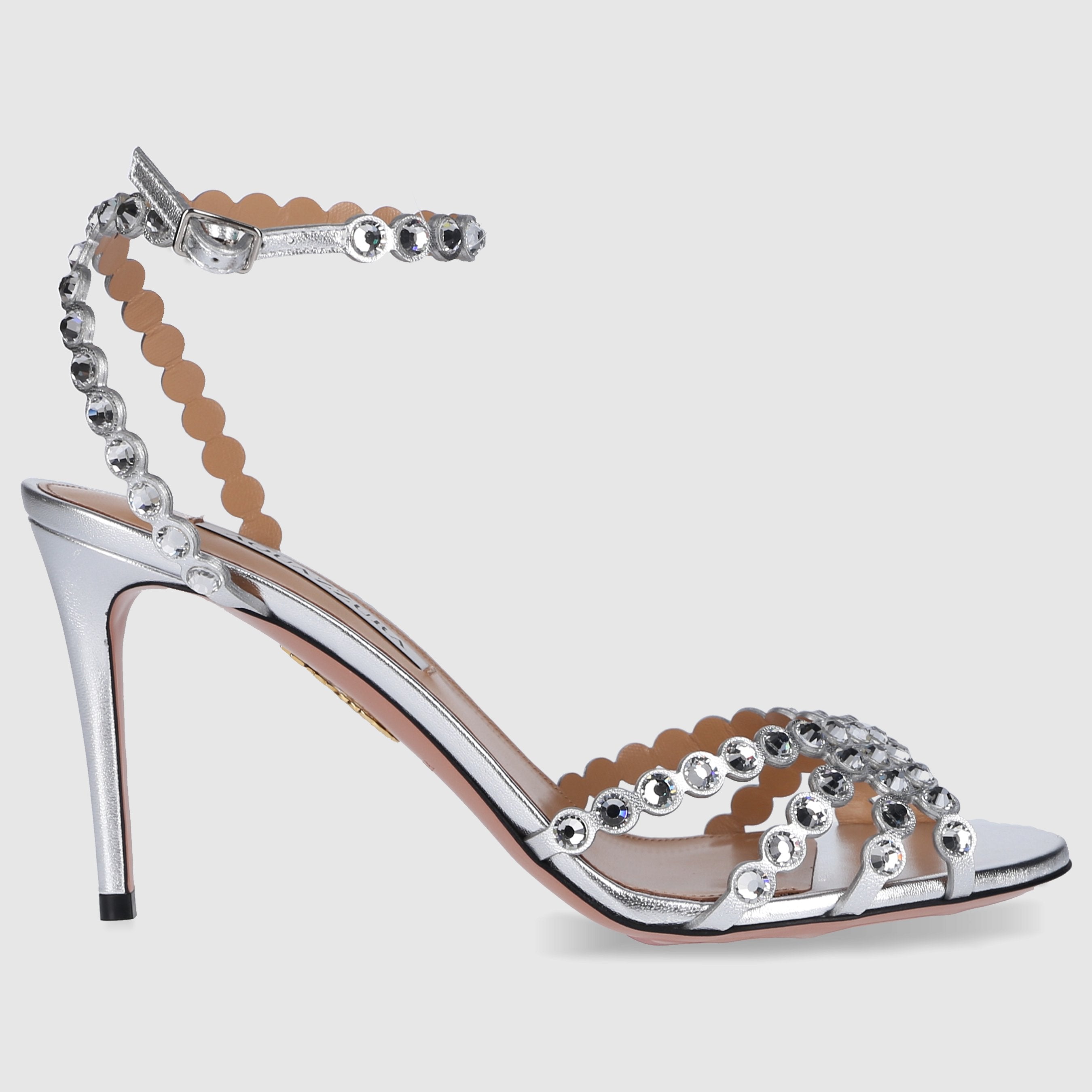 Aquazzura W SANDALS HEELED TQLMIDS0 Silver