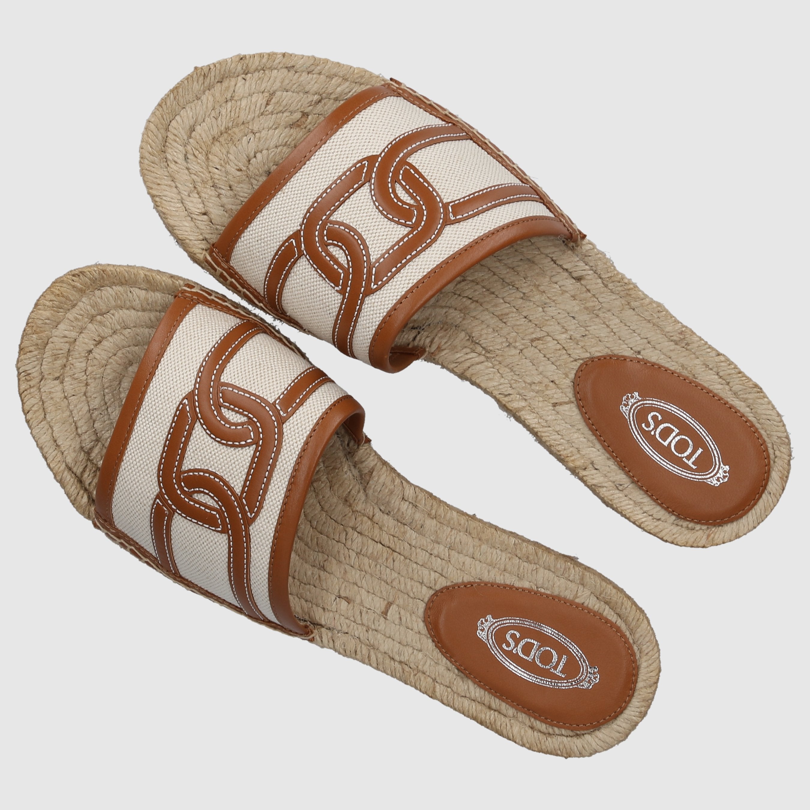 Tod's W SANDALS FLAT XXW09L0ID70O6N5P34 Beige