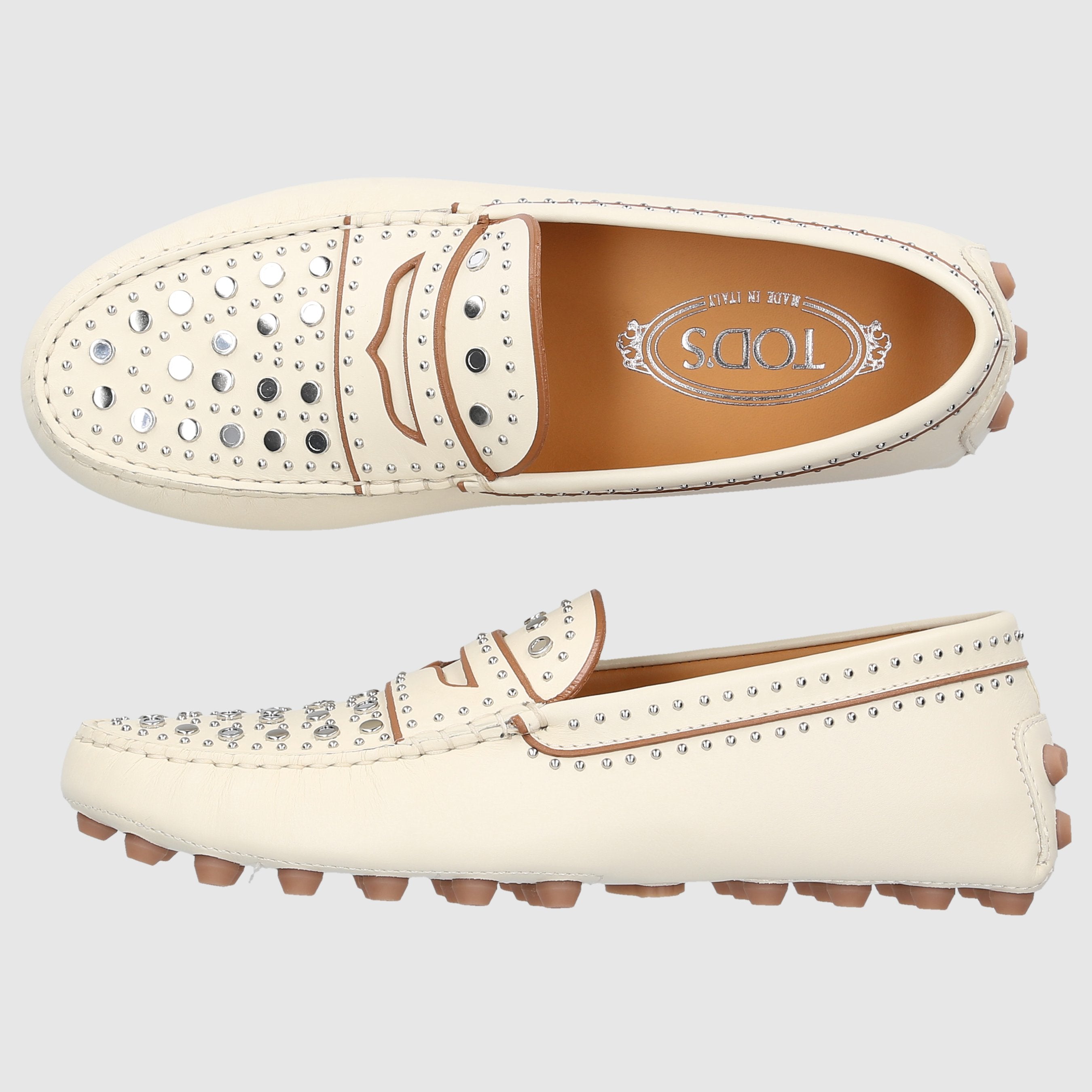 Tod's W COLLEGE/LOAFERS XXW52K0IC80N6MC016 Beige