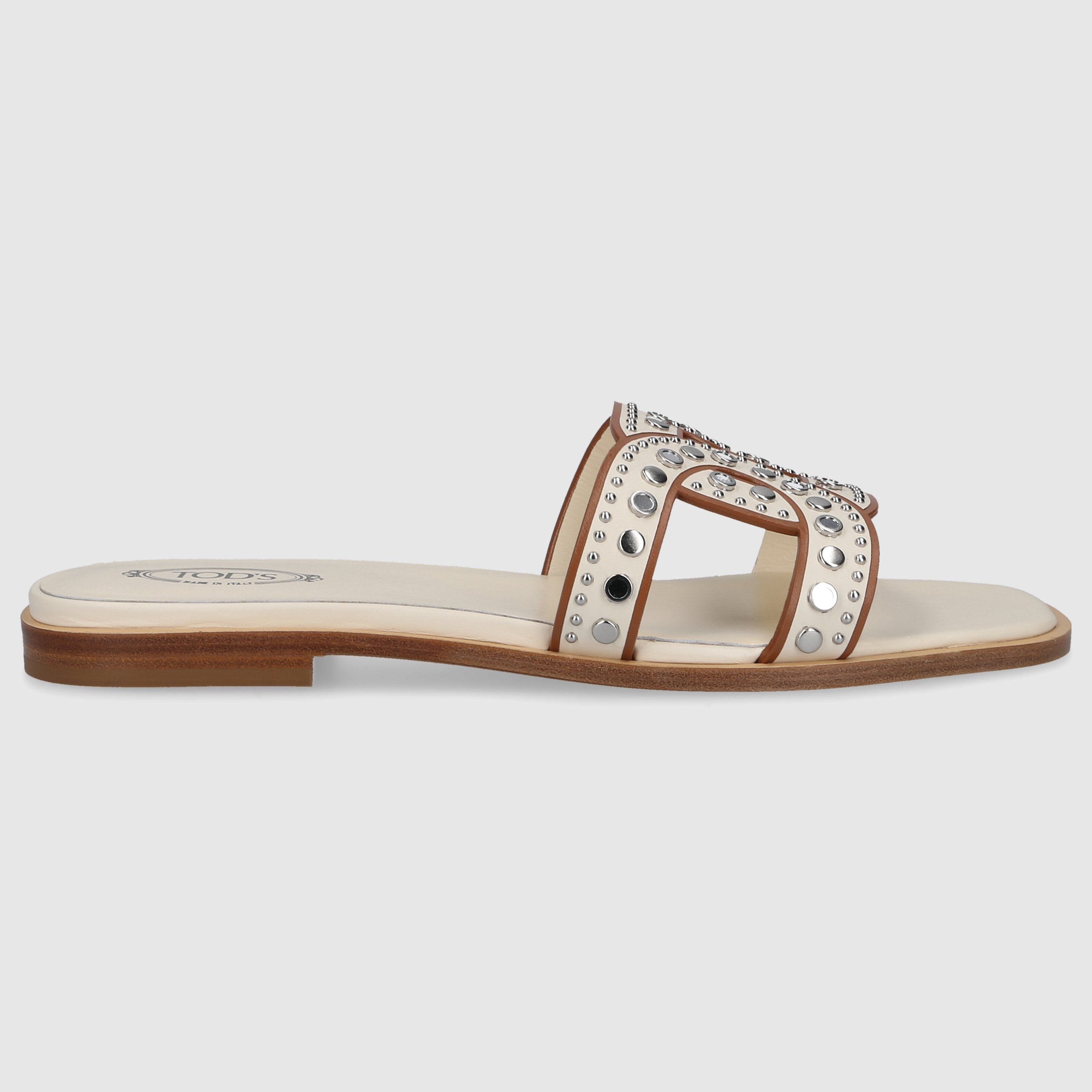 Tod's W SANDALS FLAT XXW70K0HZ50GOCC016 White