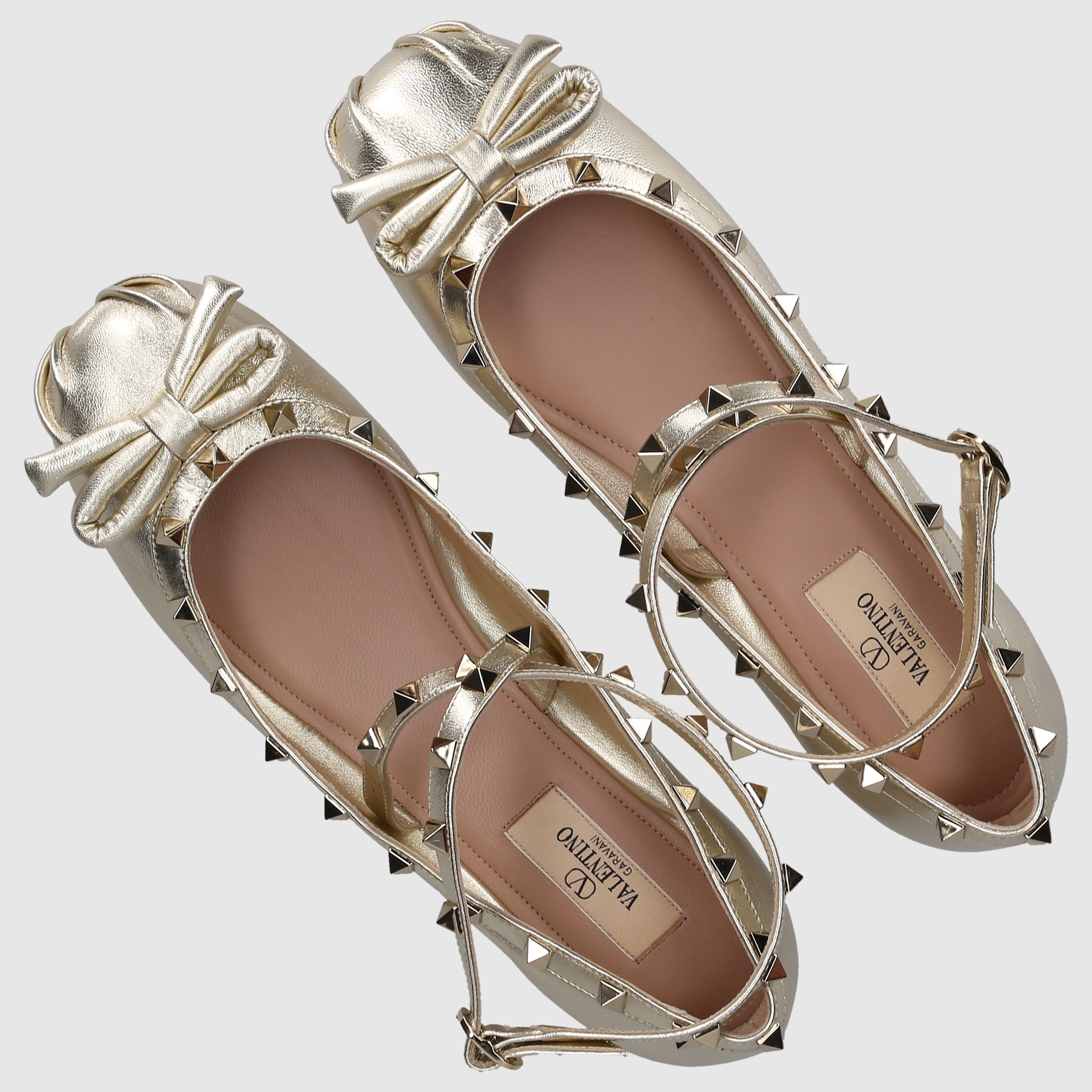 Valentino Garavani Damen Ballerinas WS0HB6 Gold