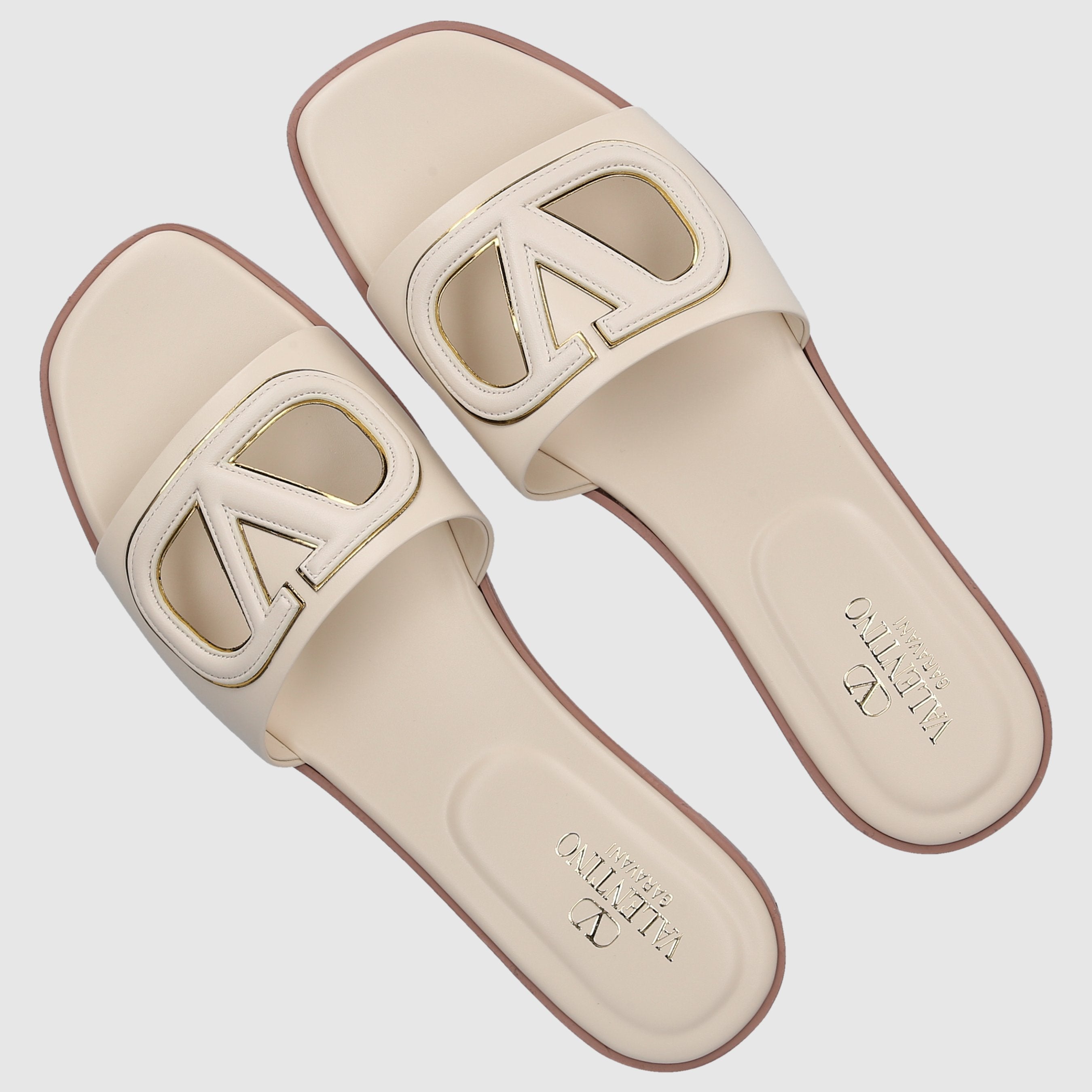 Valentino Garavani W MULES/CLOKS FLAT WS0IB0 White