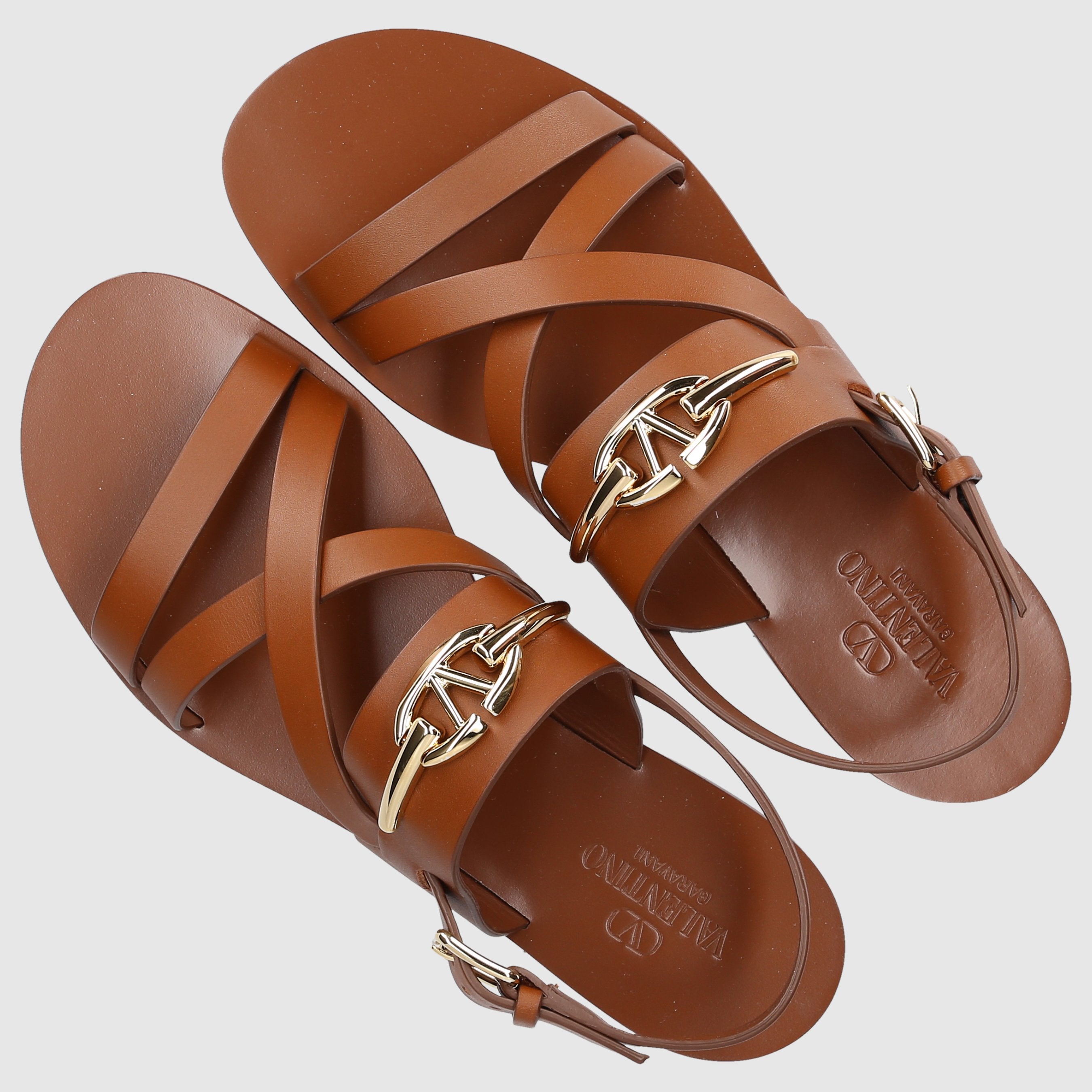 Valentino Garavani W SANDALS FLAT WS0IQ6 Brown