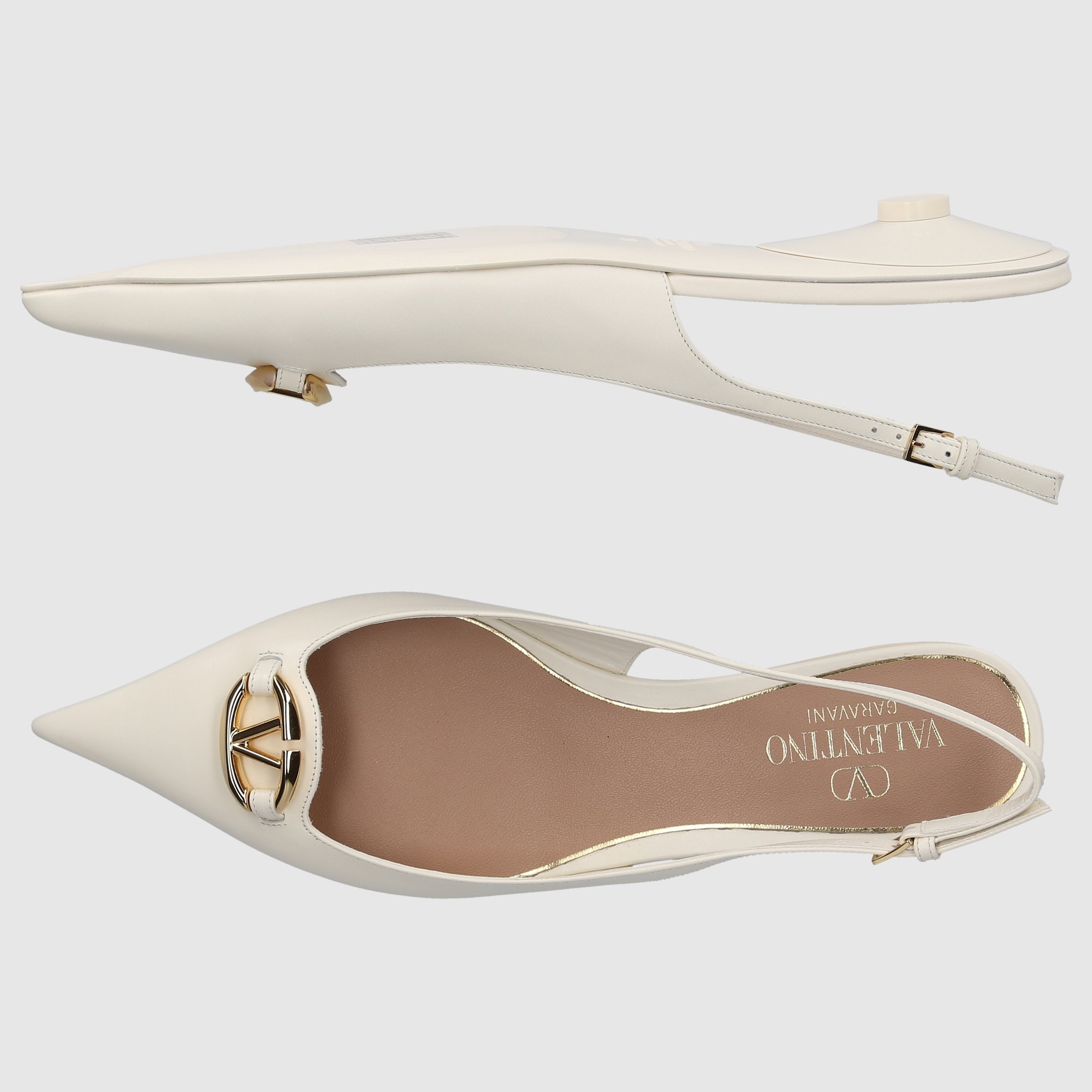 Valentino Garavani Damen Ballerinas 4W0S0IYLEEY ECRU