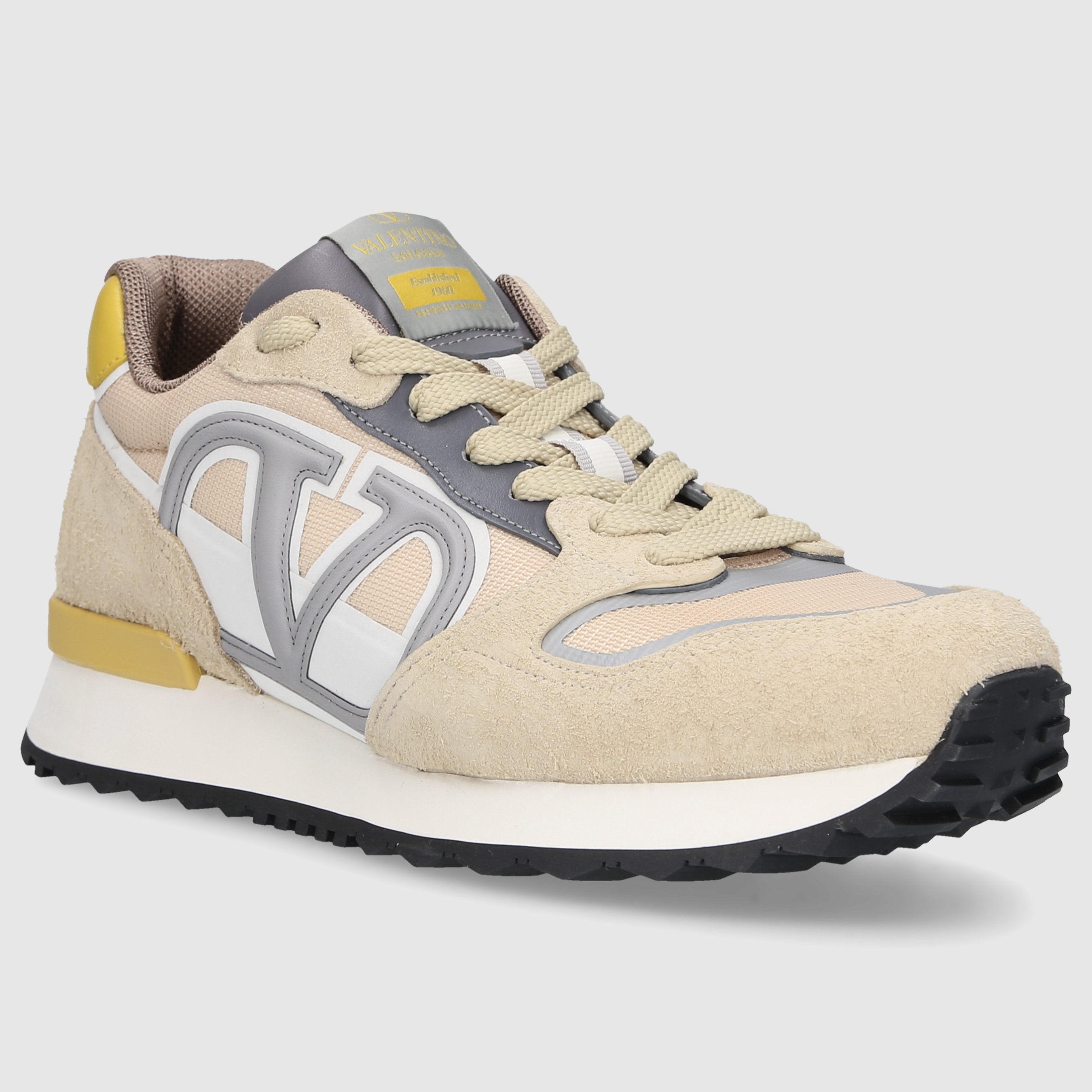 Valentino Garavani Herren Sneaker 5Y2S0H17TAE BEIGE-GRAU