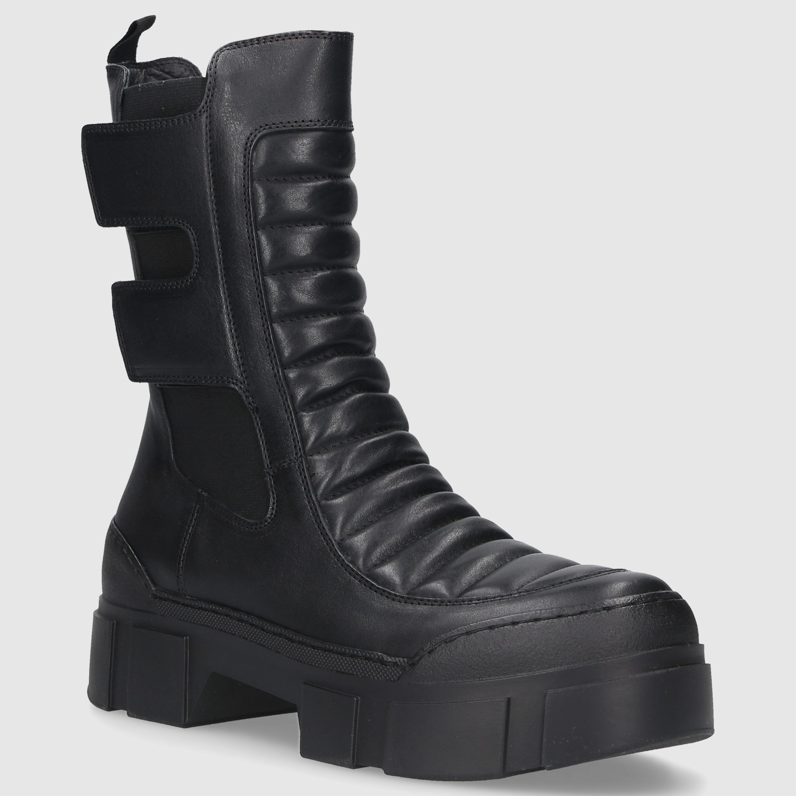 Vic Matié Damen Stiefeletten GOSPEL Kalbsleder schwarz