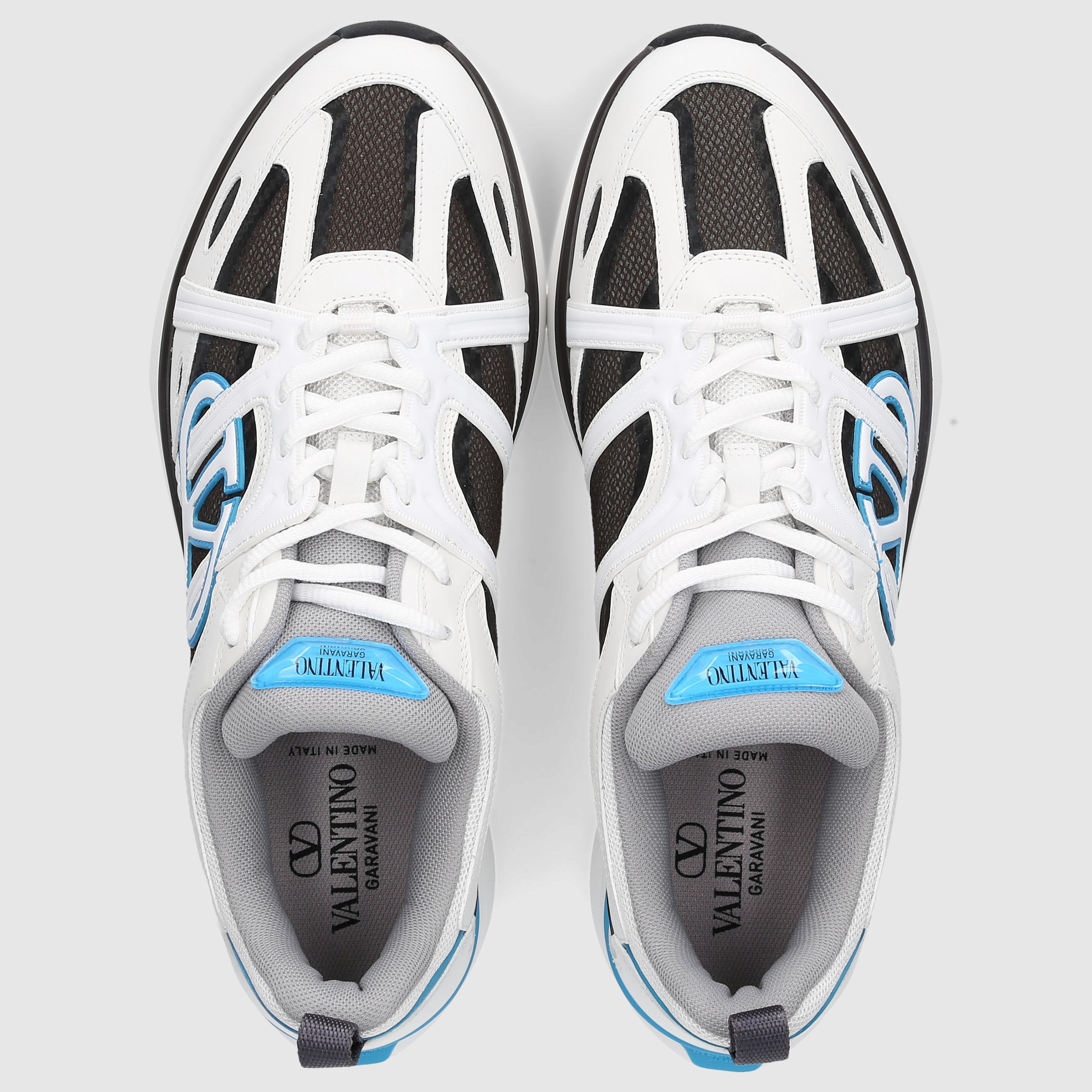 Valentino Garavani Herren Sneaker 5Y0S0I25MCH WEISS-TÜRKIS