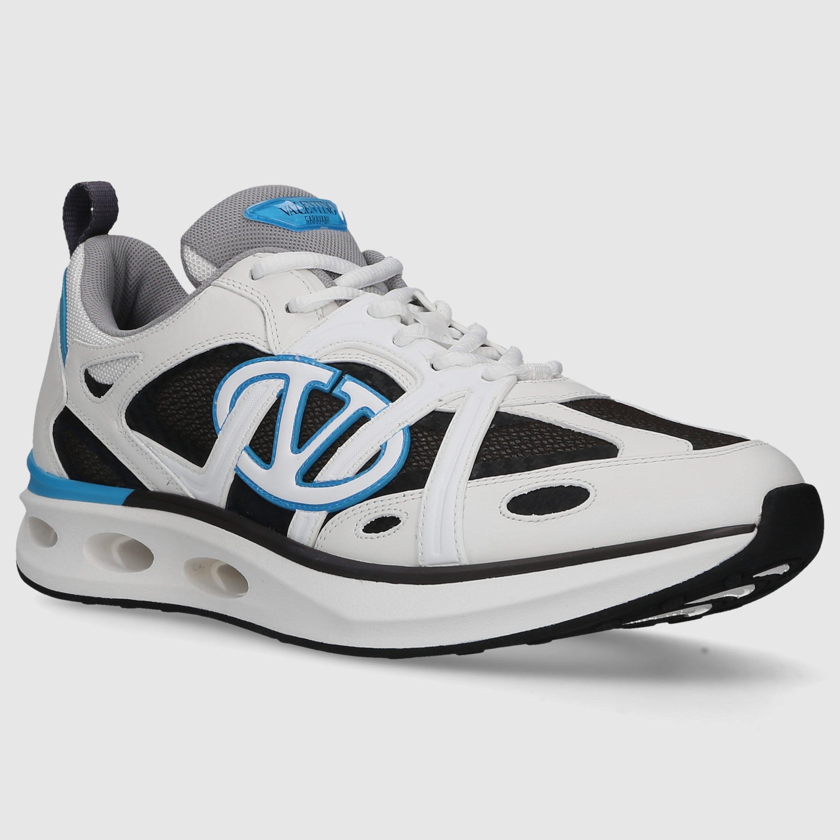 Valentino Garavani Herren Sneaker 5Y0S0I25MCH WEISS-TÜRKIS