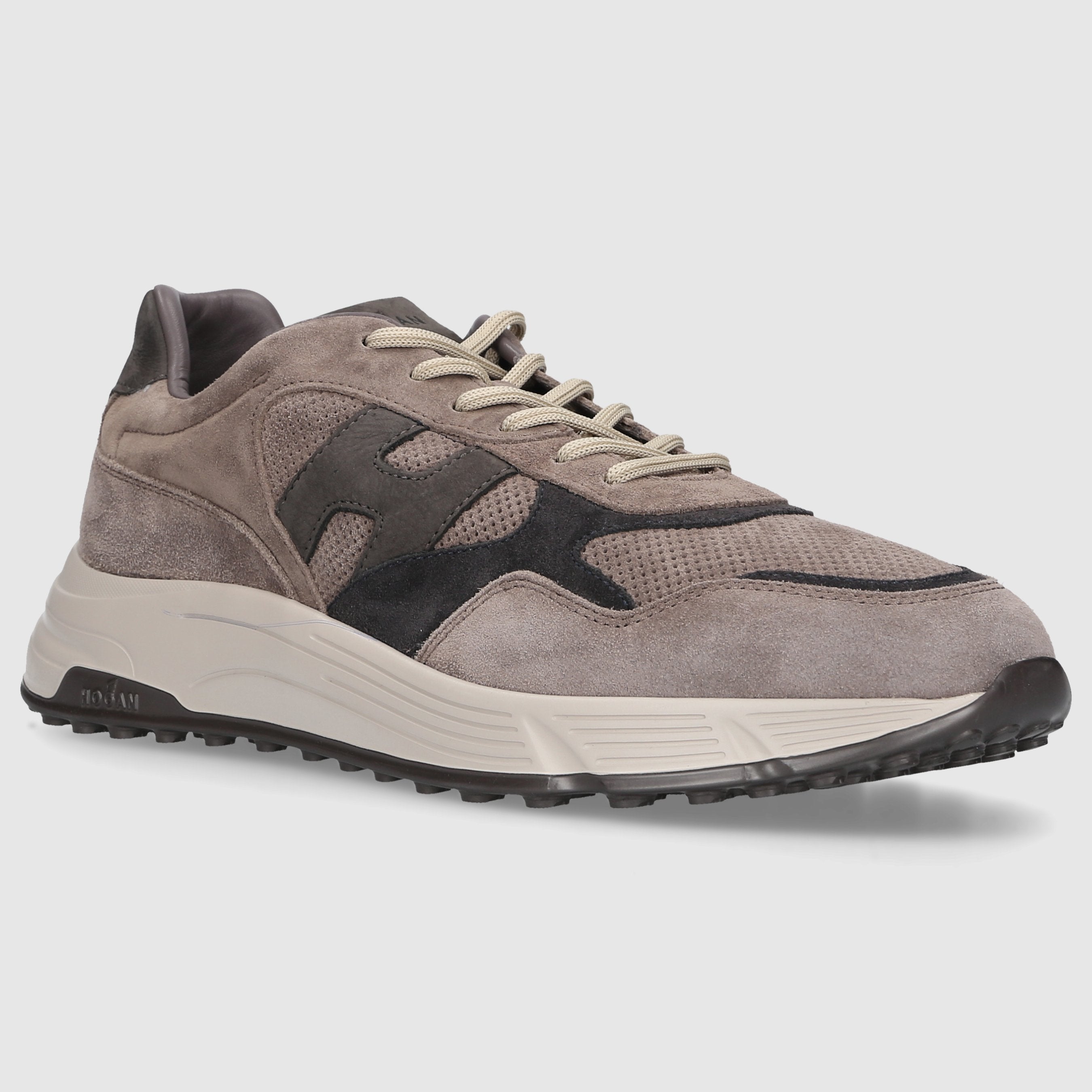 Hogan Herren Sneaker HXM5630ER90FM6 DK-GRAU-GRAU