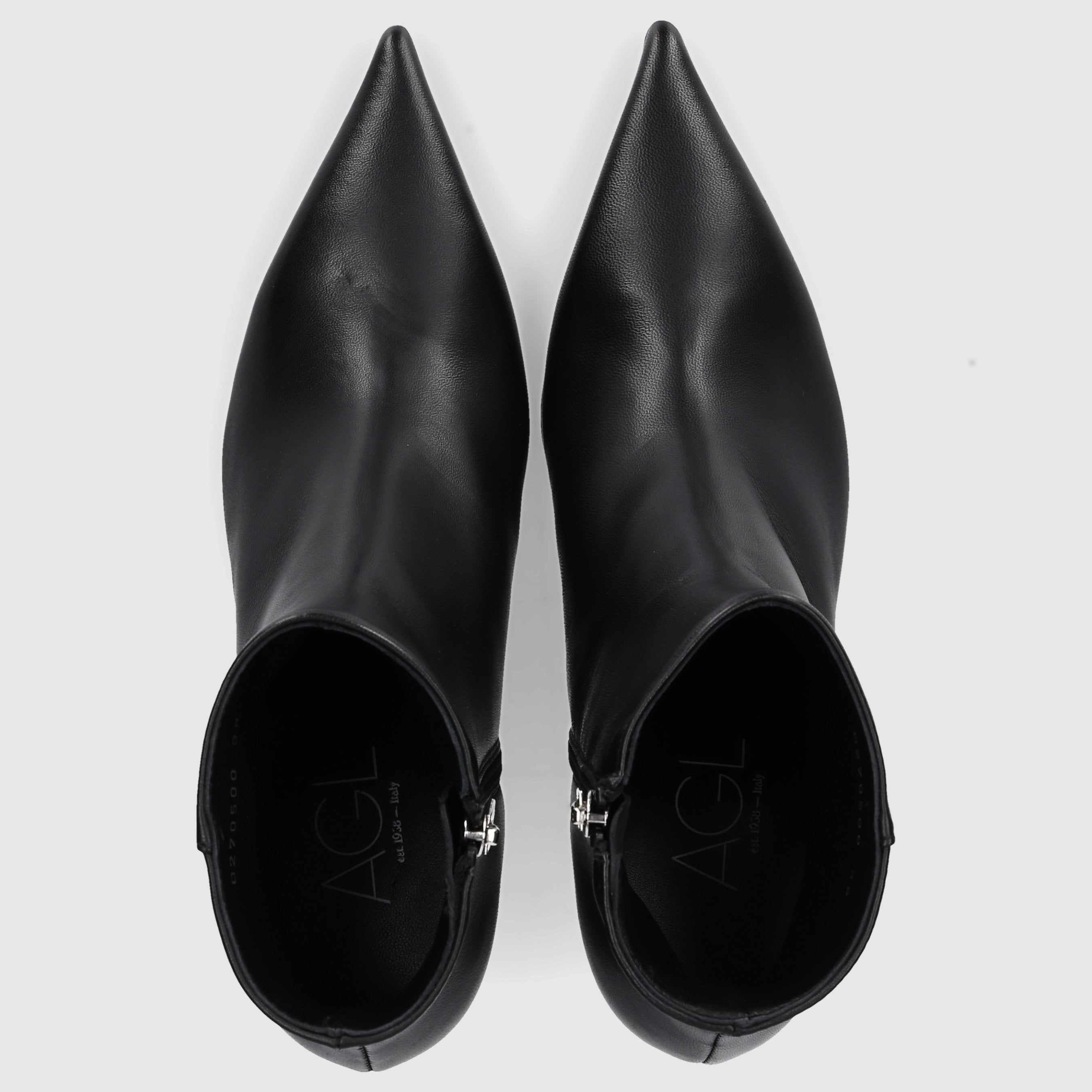 AGL Attilio Giusti Leombruni Damen Stiefeletten D270500 Kalbsleder schwarz