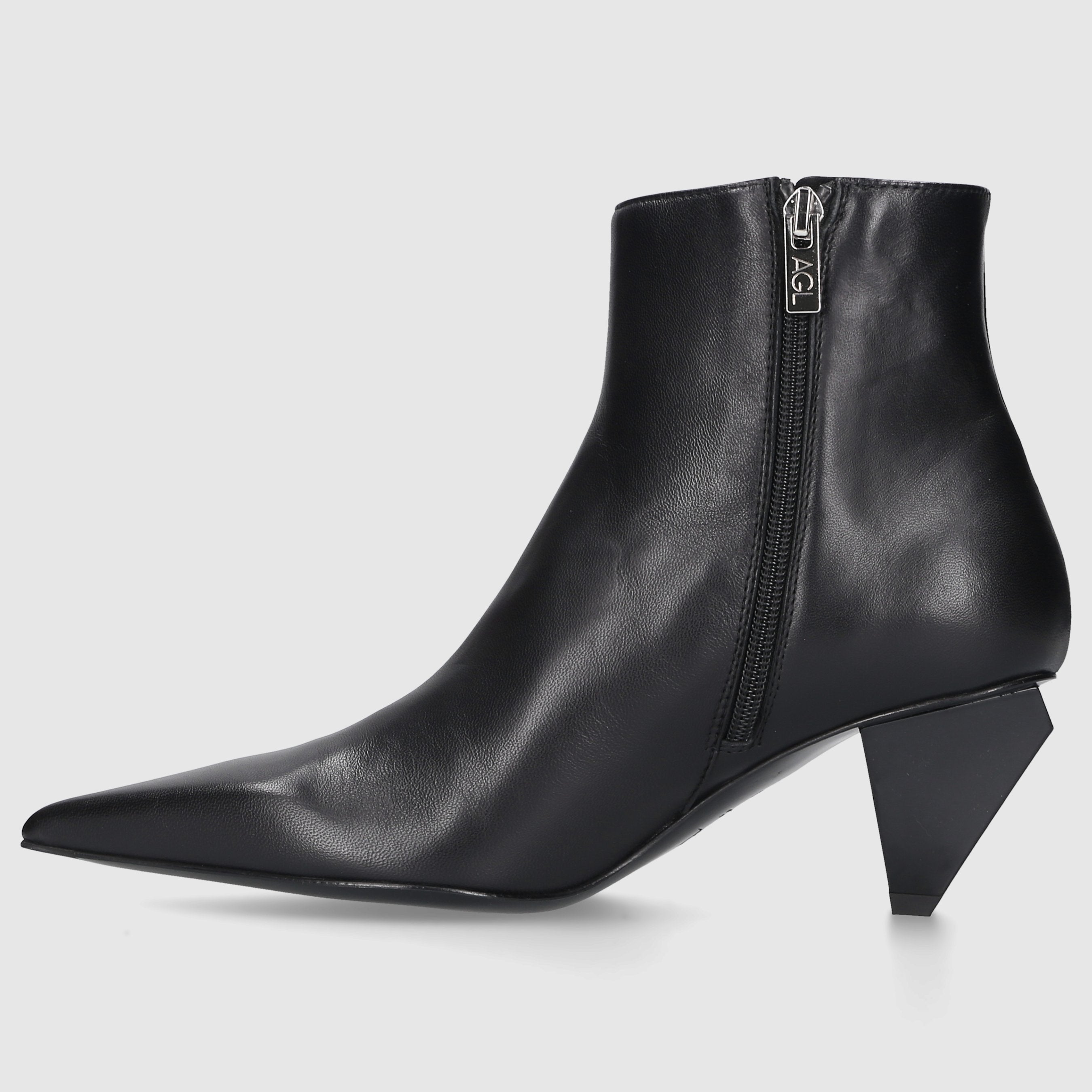 AGL Attilio Giusti Leombruni Damen Stiefeletten D270500 Kalbsleder schwarz