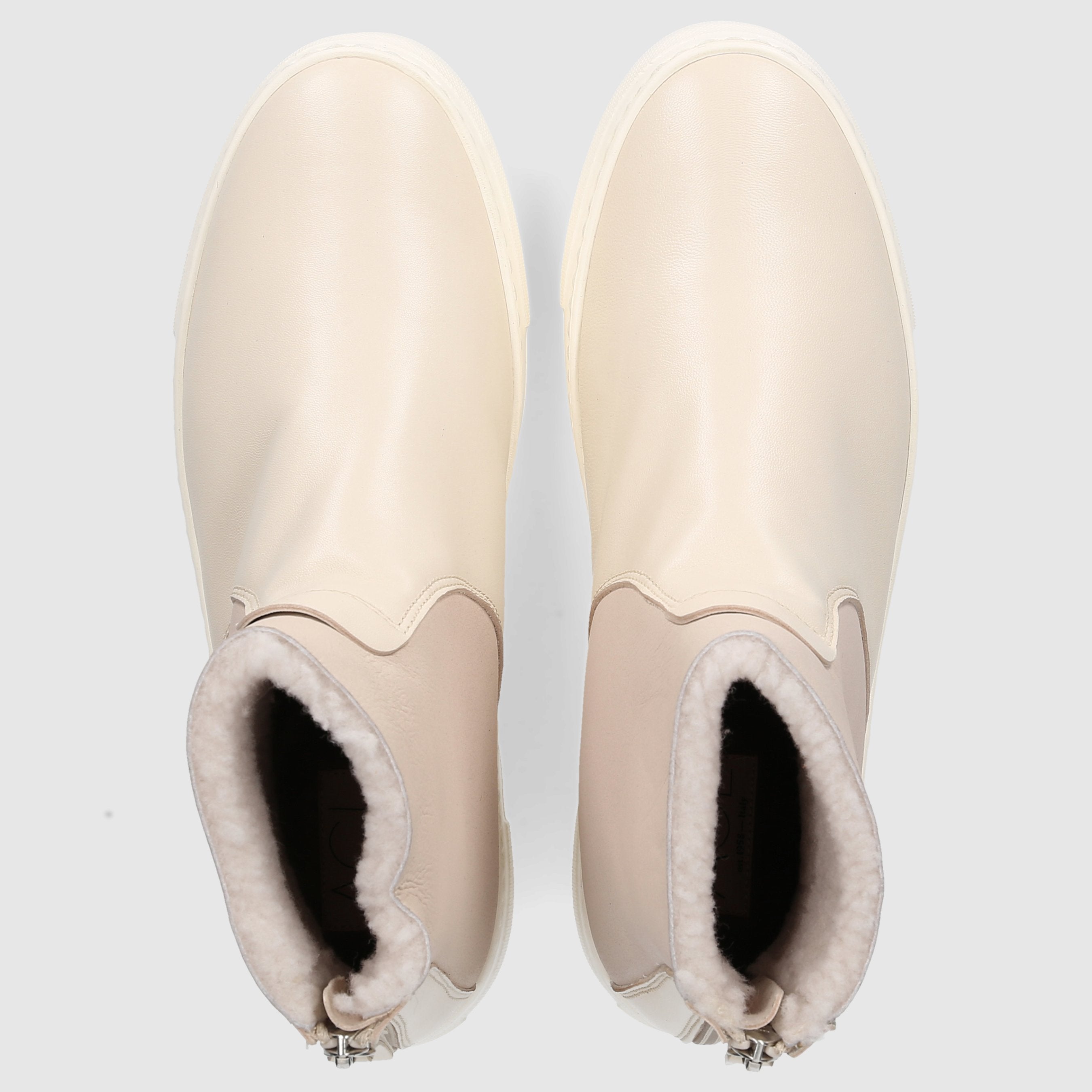 AGL Attilio Giusti Leombruni Damen Stiefeletten D925510 Kalbsleder beige-kombi