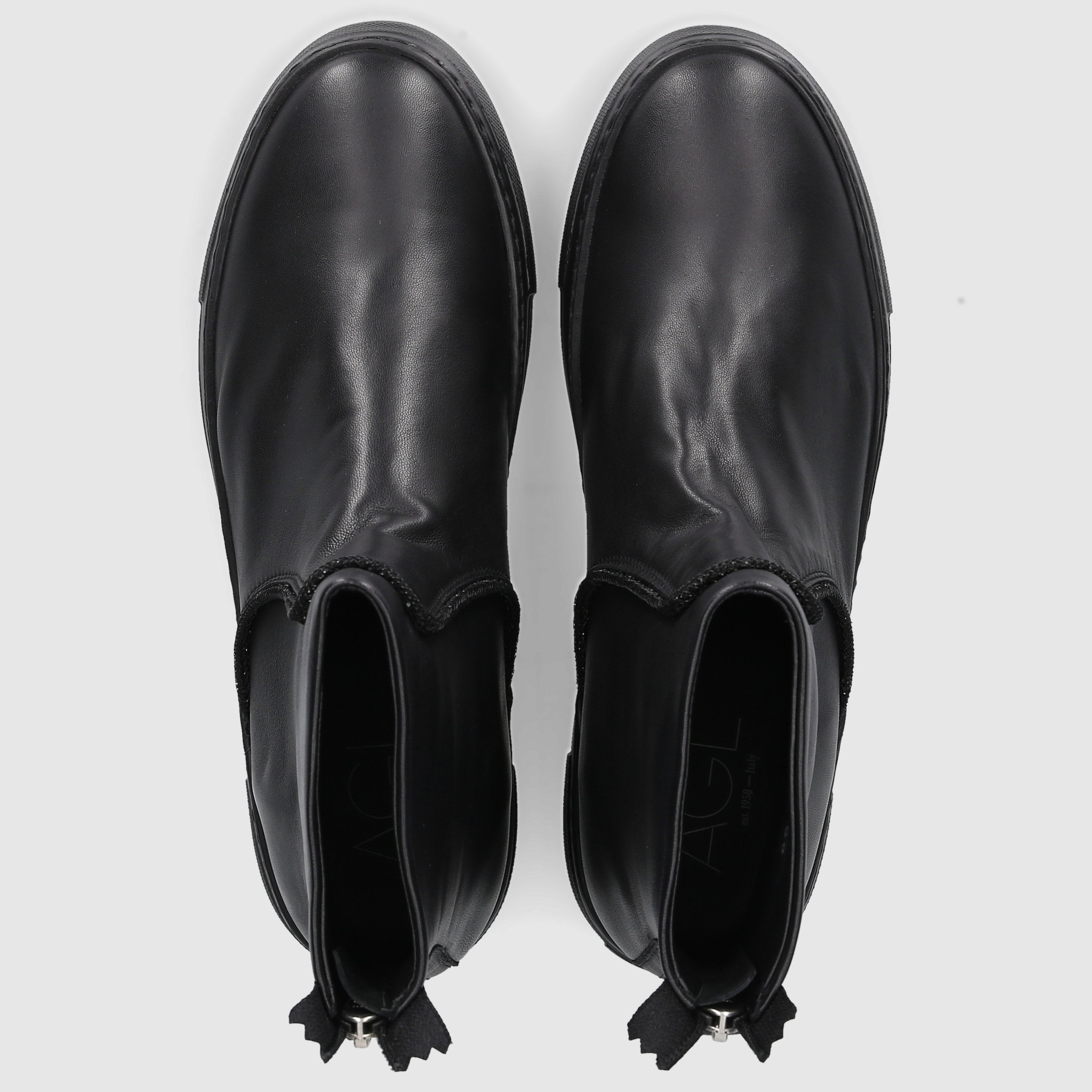 AGL Attilio Giusti Leombruni Damen Stiefeletten Kalbsleder schwarz