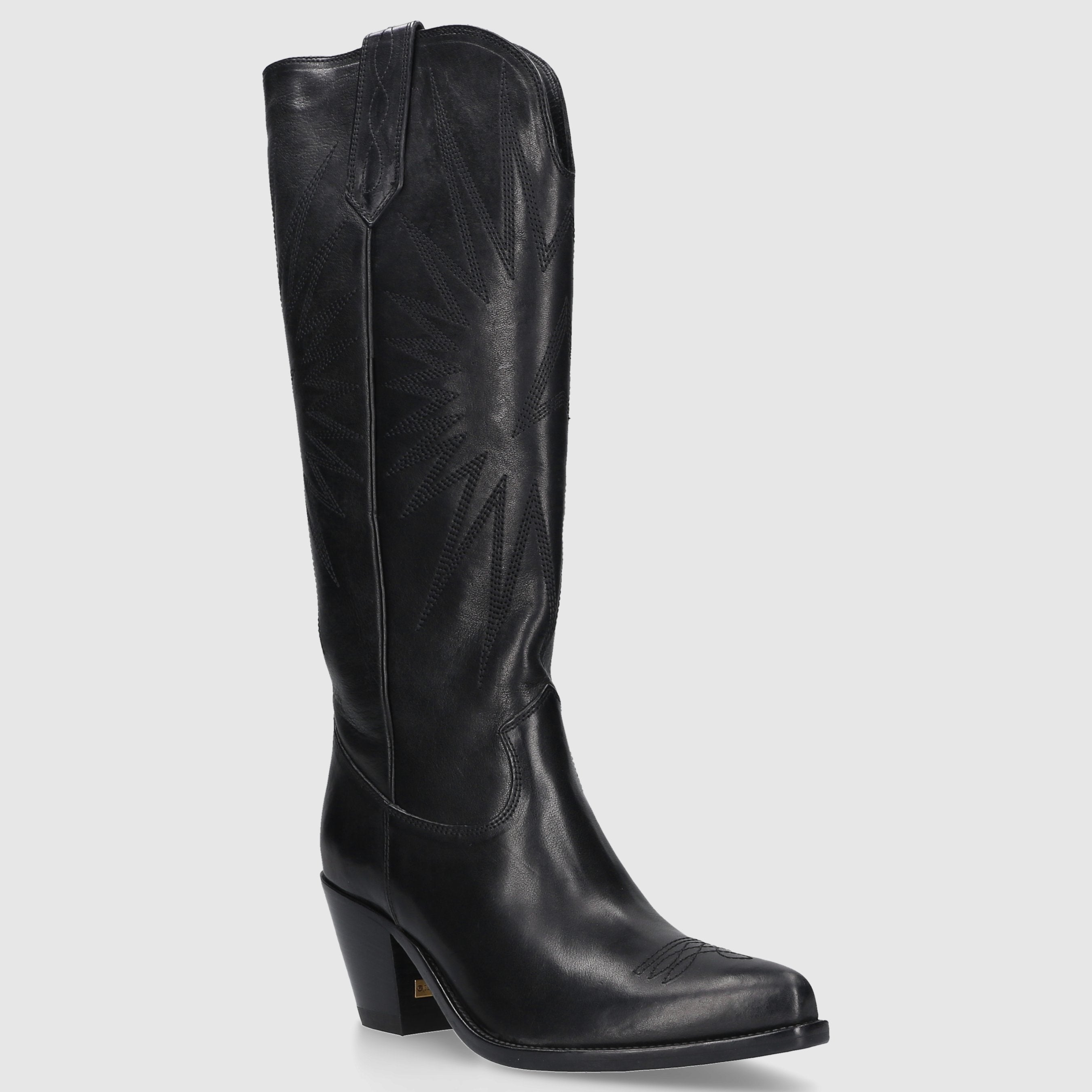 Golden Goose Damen Stiefel WISH STAR Kalbsleder schwarz