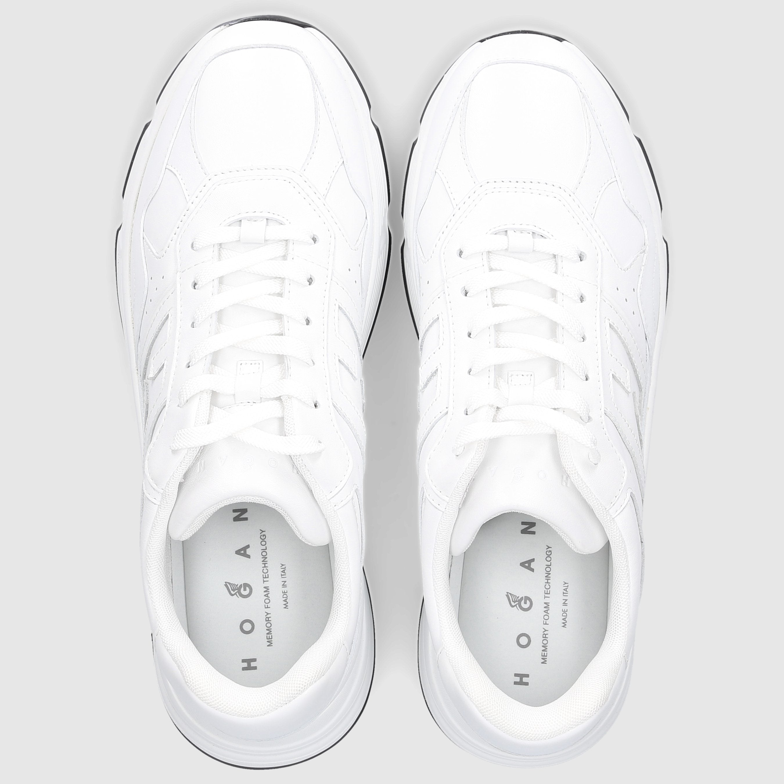 Hogan Herren Sneaker low HXM5630 Kalbsleder weiß