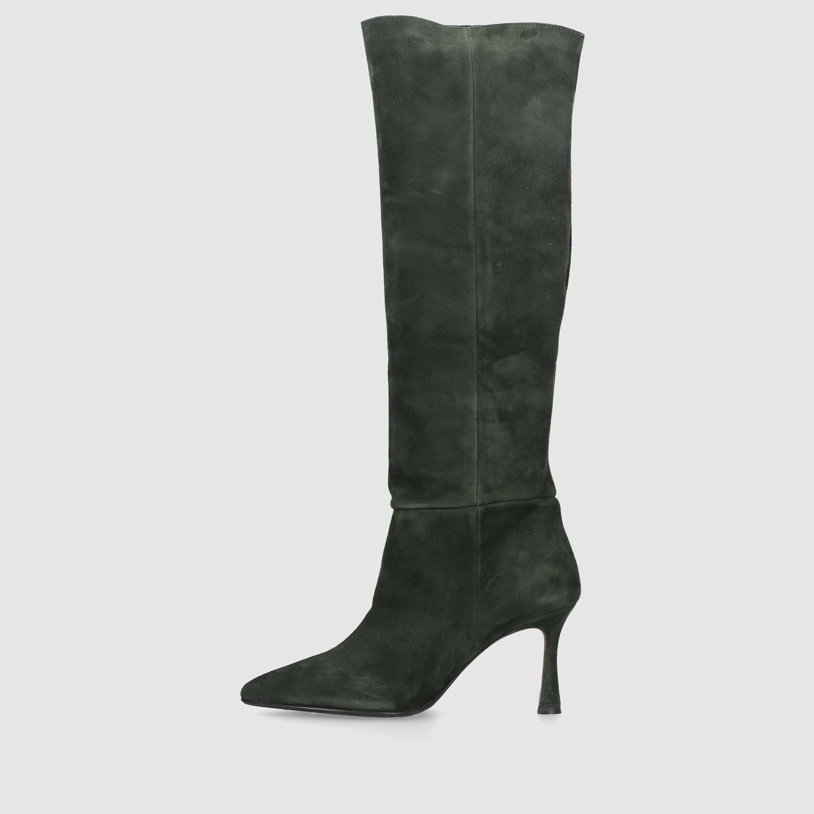 EN AVANT Damen Stiefel ST1676 Veloursleder grün