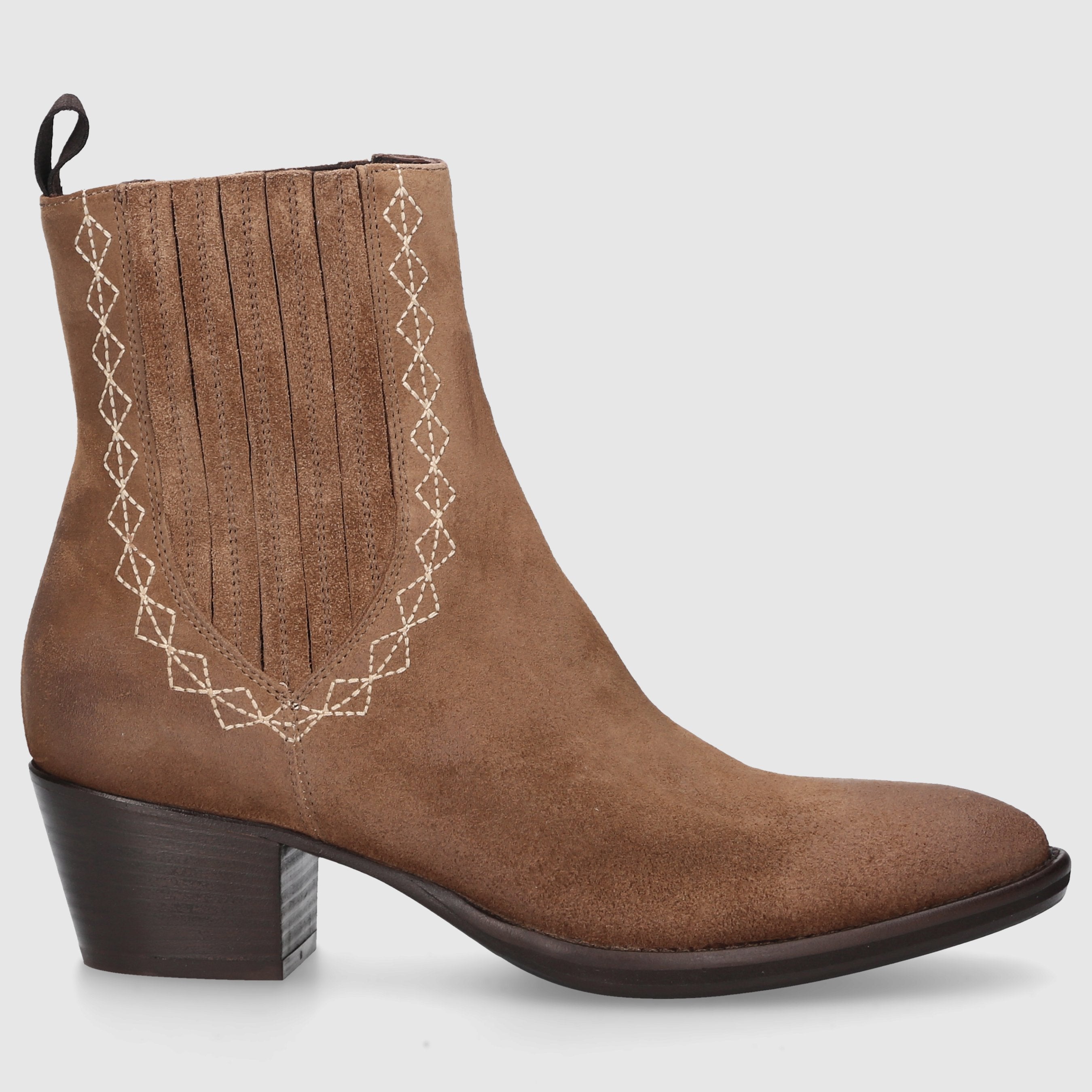 EN AVANT Women's Chelsea Boots 702-22 Suede Brown