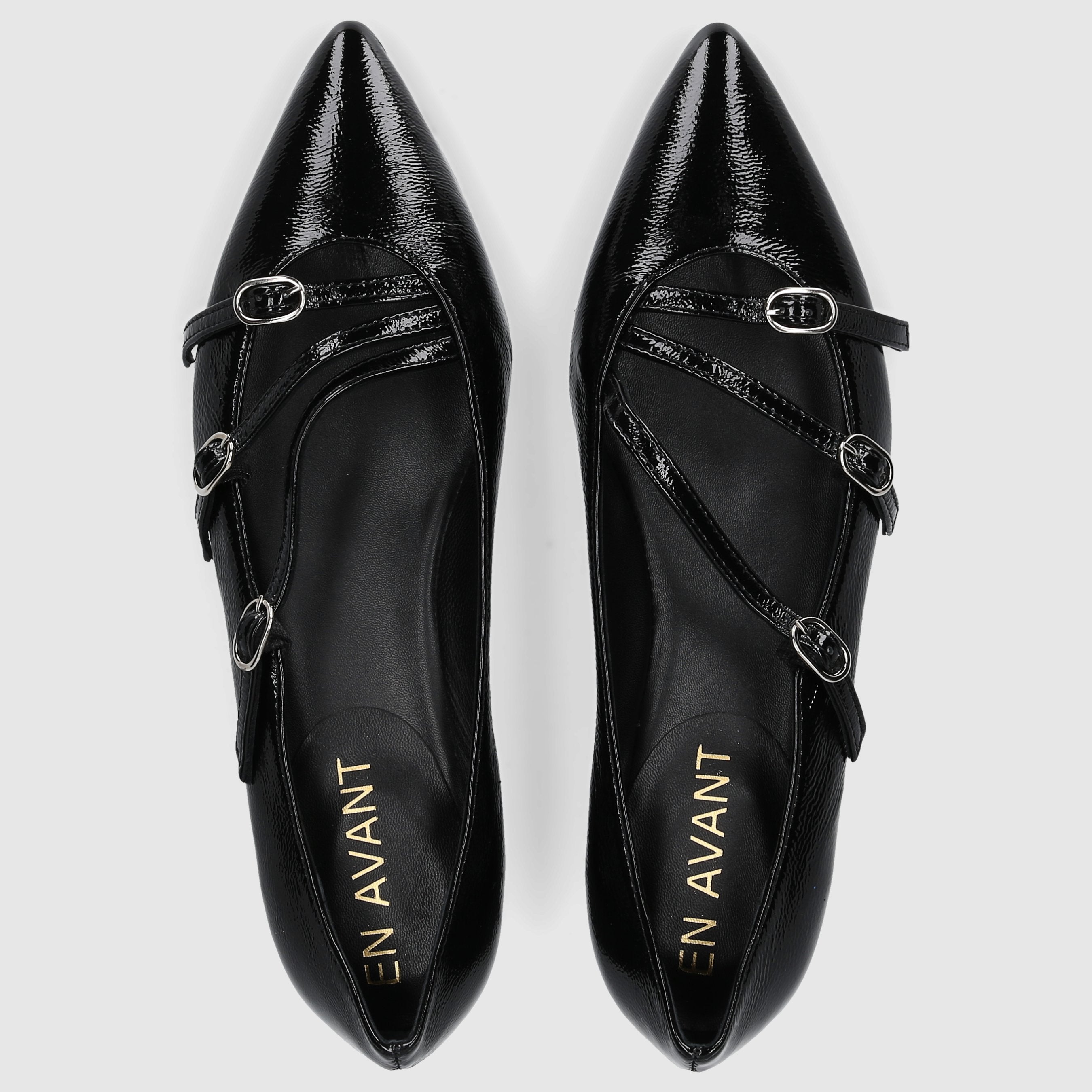 EN AVANT Damen Ballerinas BL2403 SCHWARZ