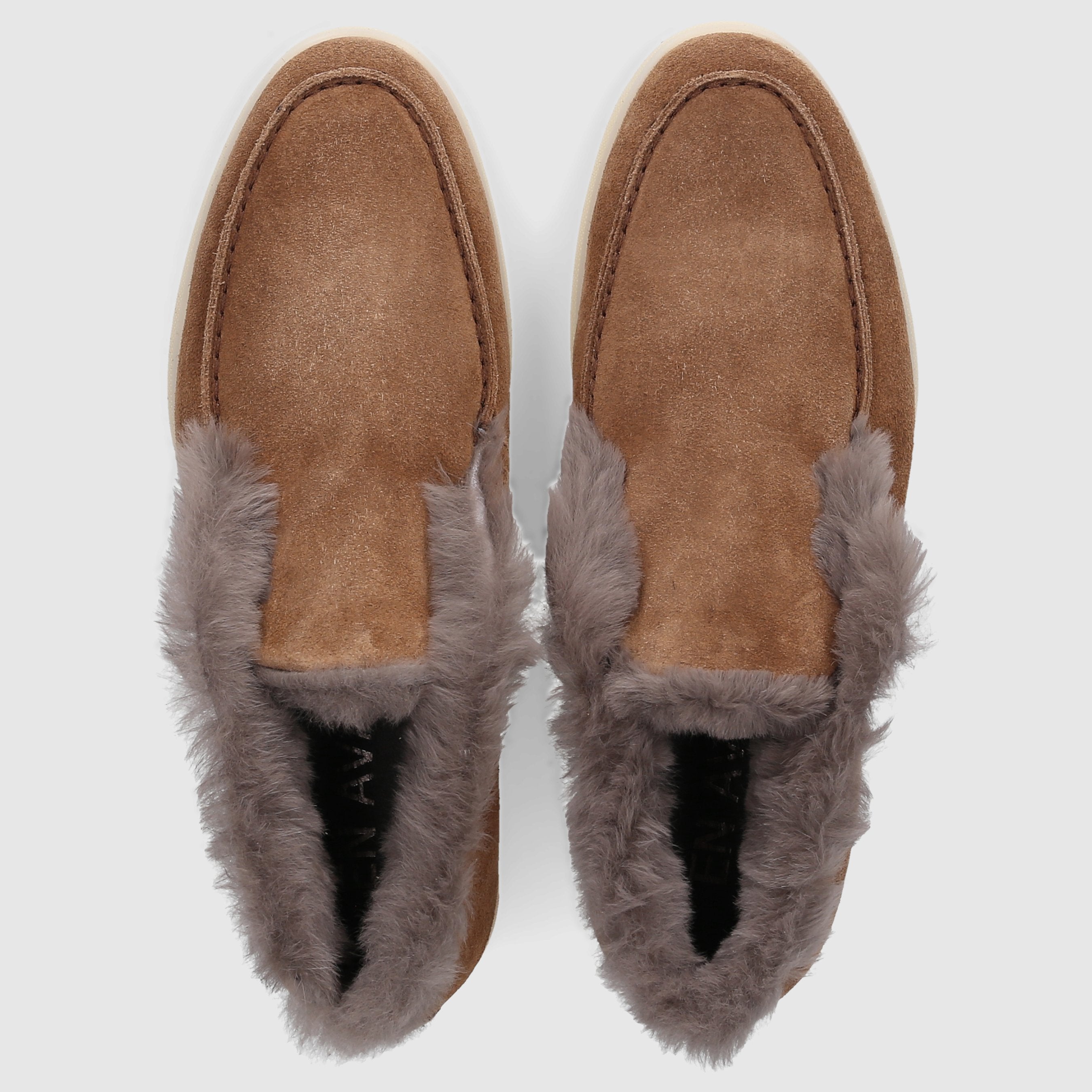 EN AVANT Damen Stiefeletten 772-06M Veloursleder braun-kombi