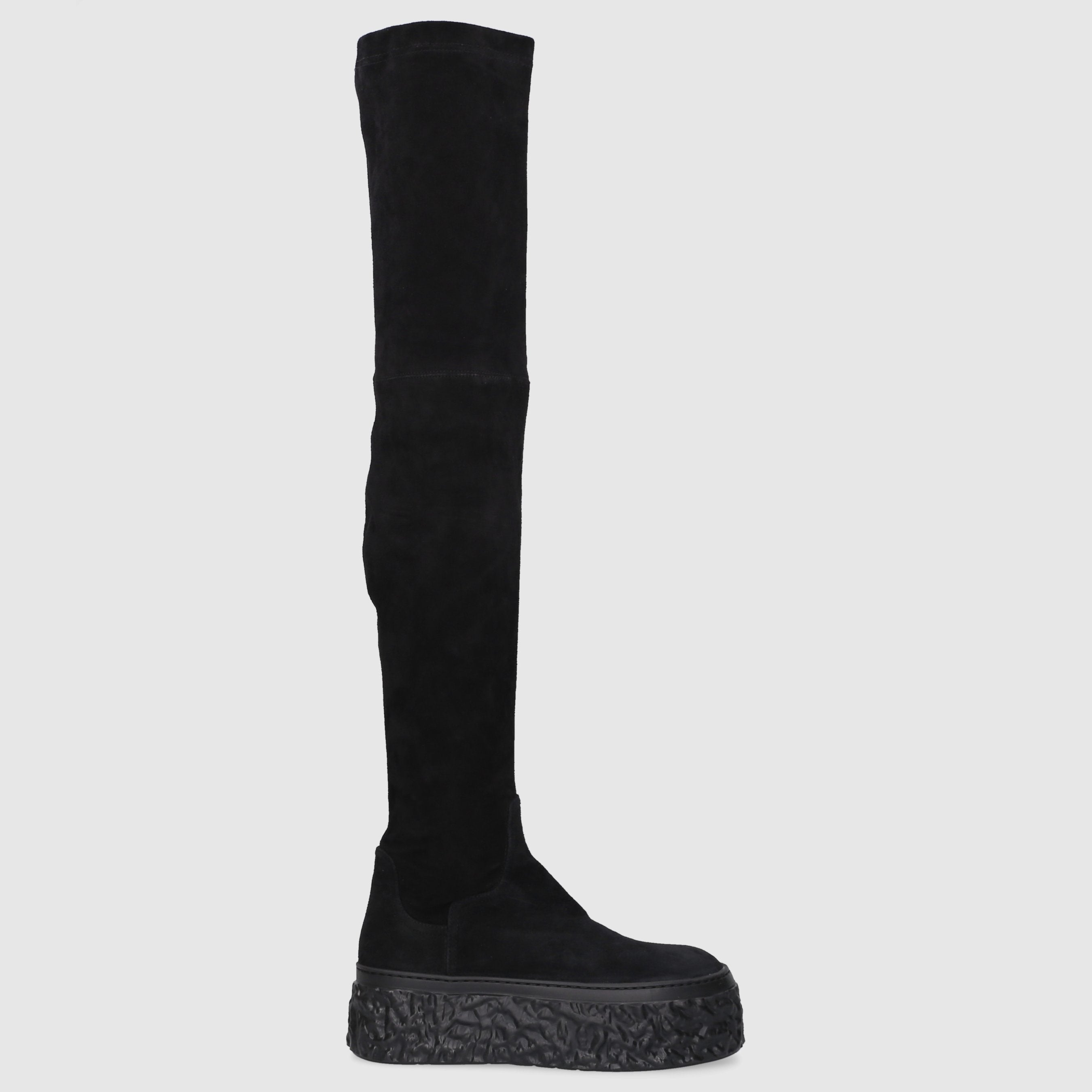 AGL Attilio Giusti Leombruni Damen Stiefel D776502 Veloursleder schwarz