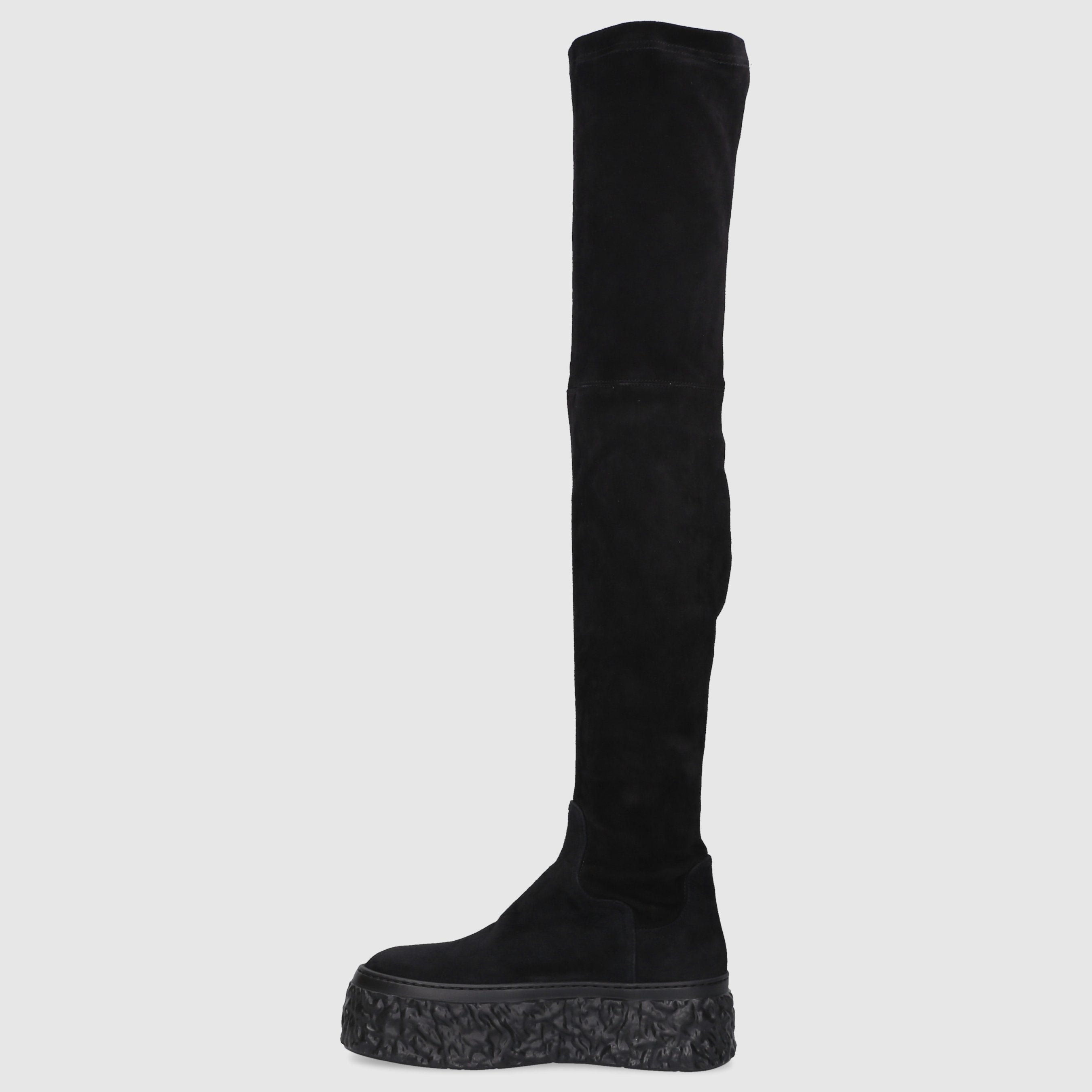 AGL Attilio Giusti Leombruni Damen Stiefel D776502 Veloursleder schwarz