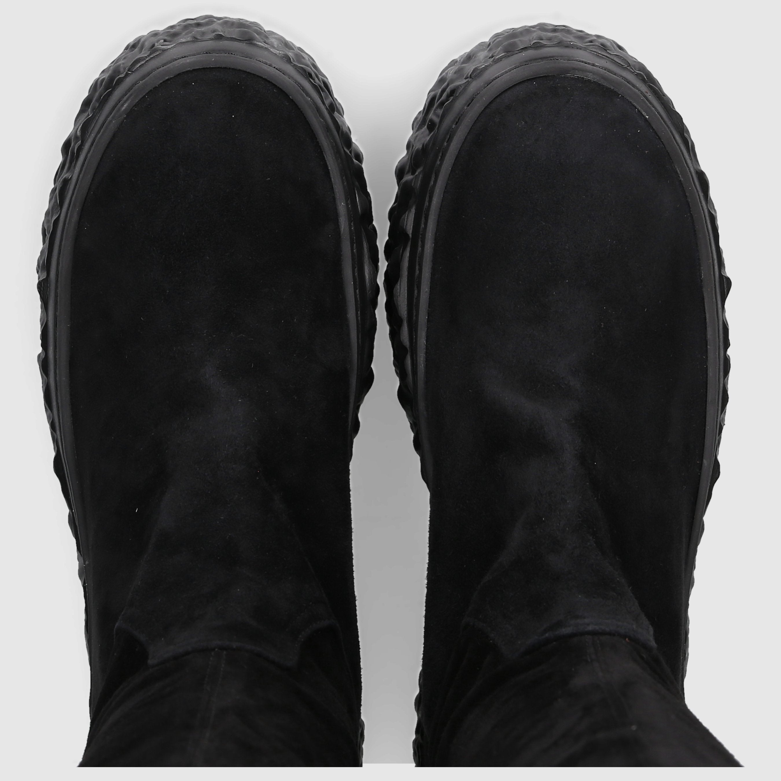 AGL Attilio Giusti Leombruni Damen Stiefel D776502 Veloursleder schwarz