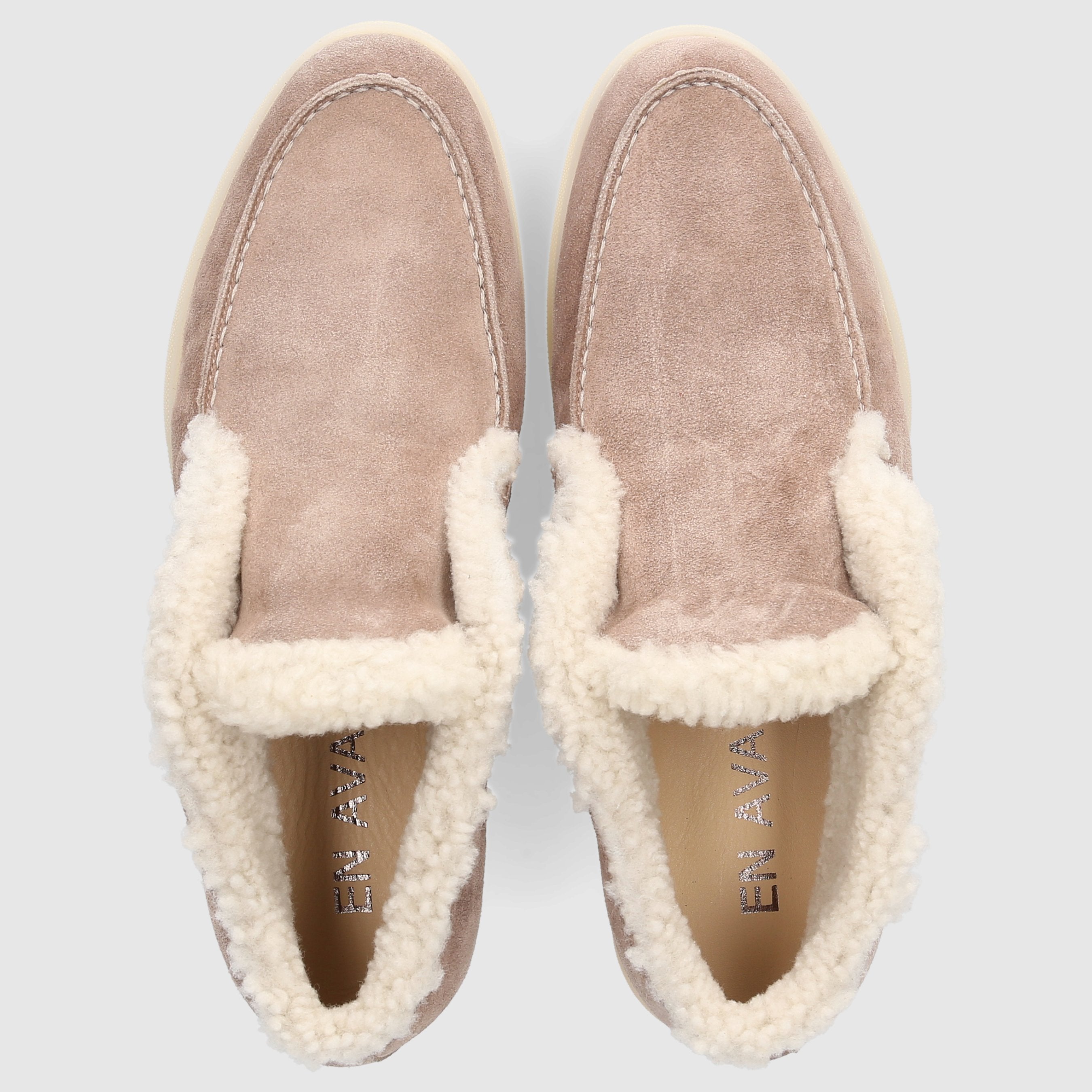 EN AVANT Damen Stiefeletten 772-06 Veloursleder taupe