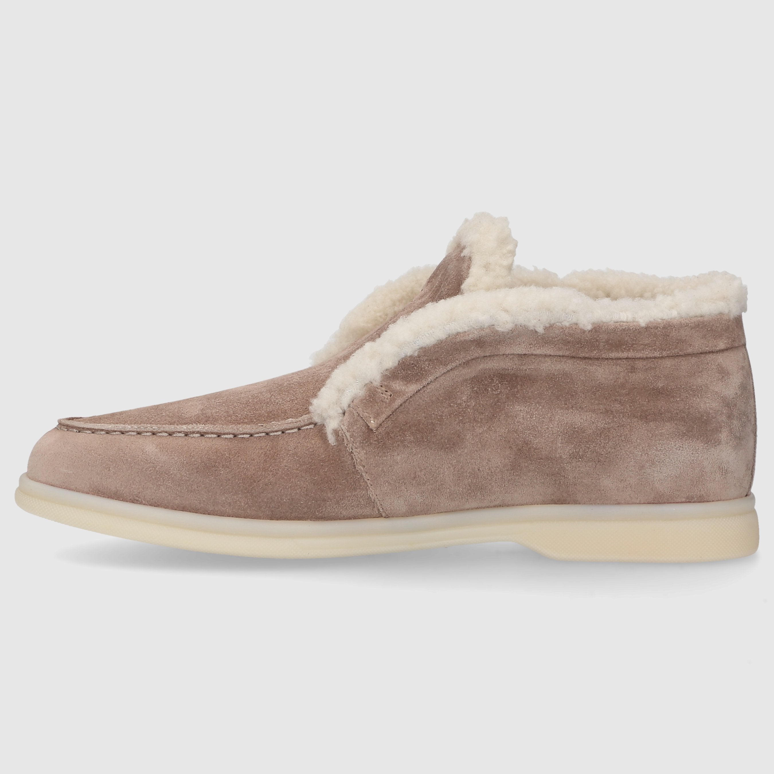 EN AVANT Damen Stiefeletten 772-06 Veloursleder taupe