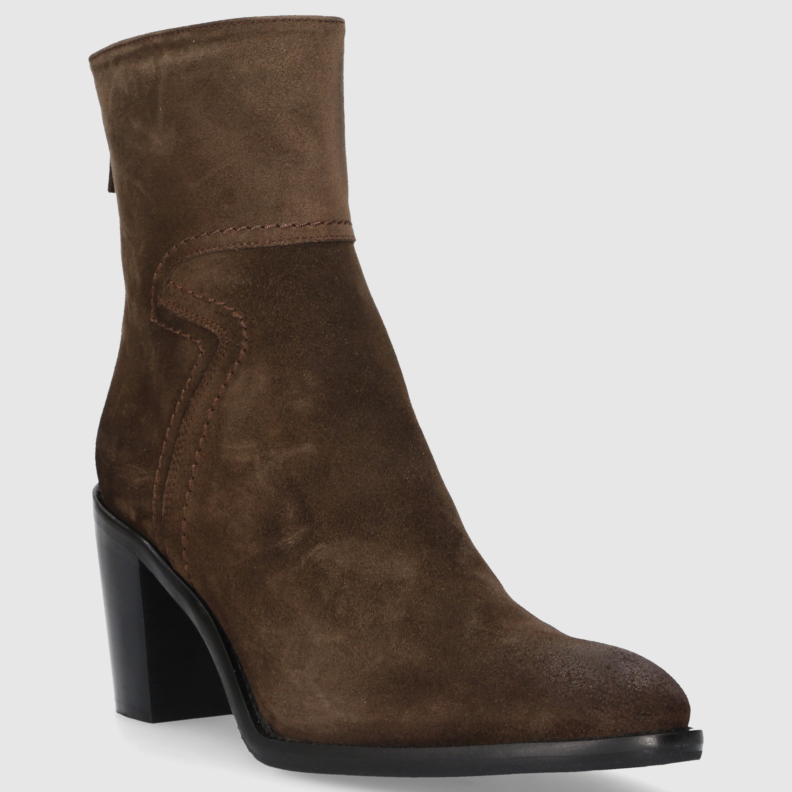 EN AVANT Women's Ankle Boots 706-03 Suede Brown