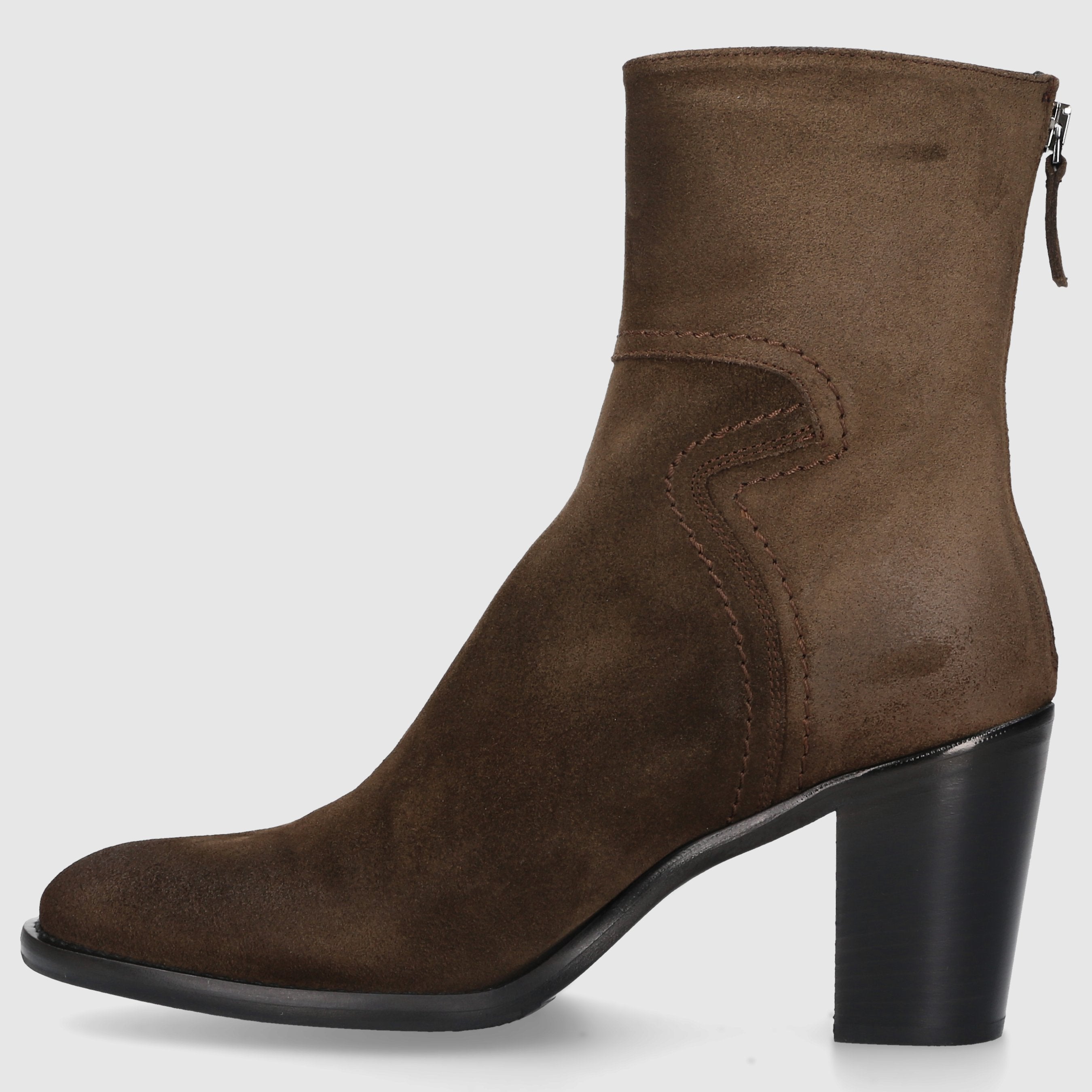 EN AVANT Women's Ankle Boots 706-03 Suede Brown