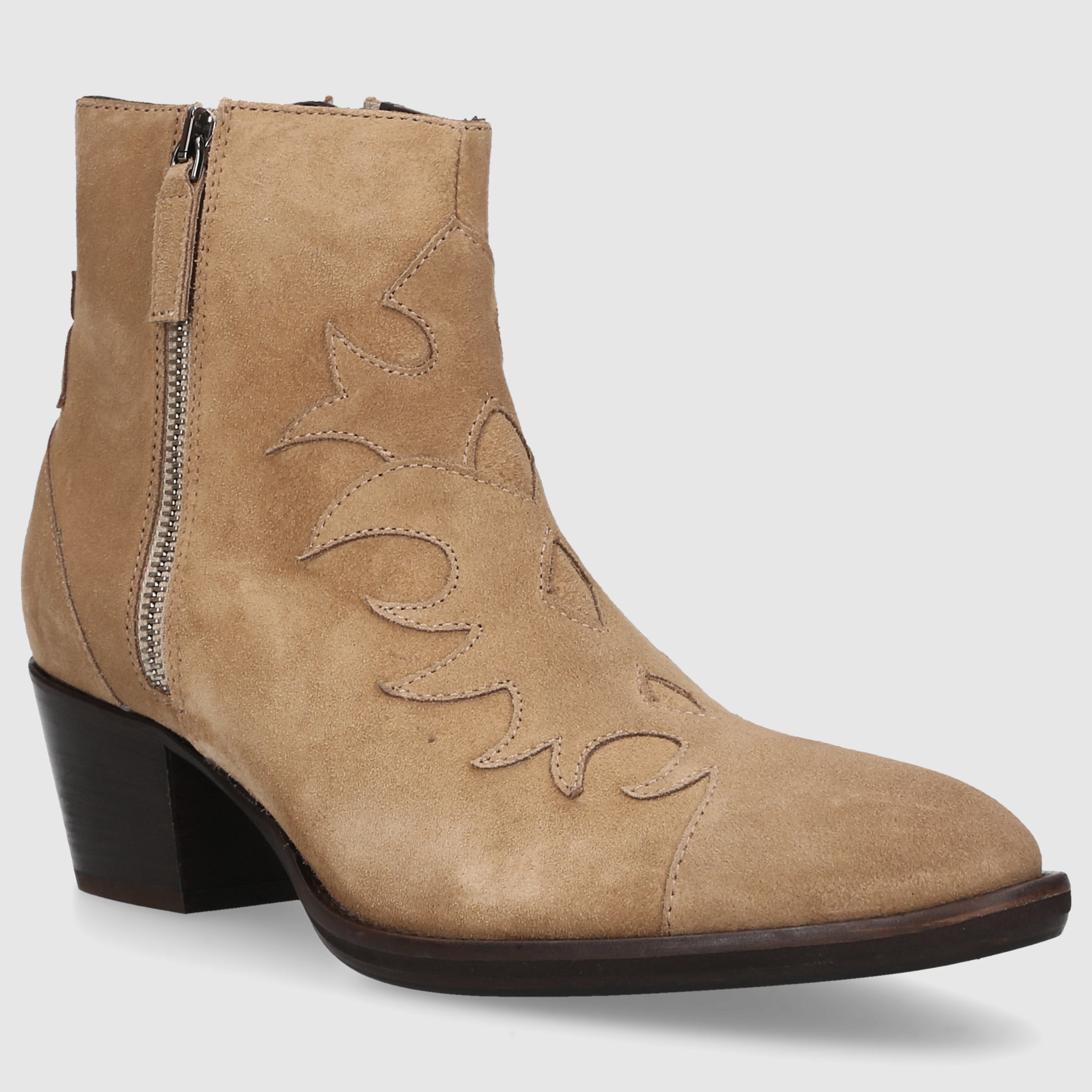 EN AVANT Women's Ankle Boots 702-17 Suede Light Brown