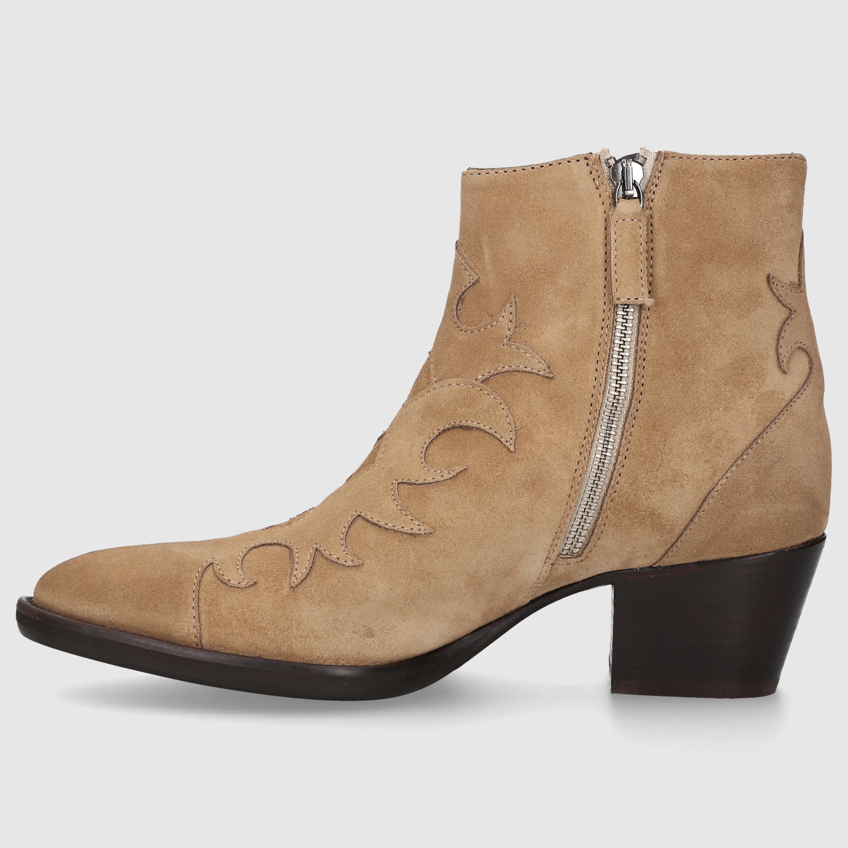 EN AVANT Women's Ankle Boots 702-17 Suede Light Brown