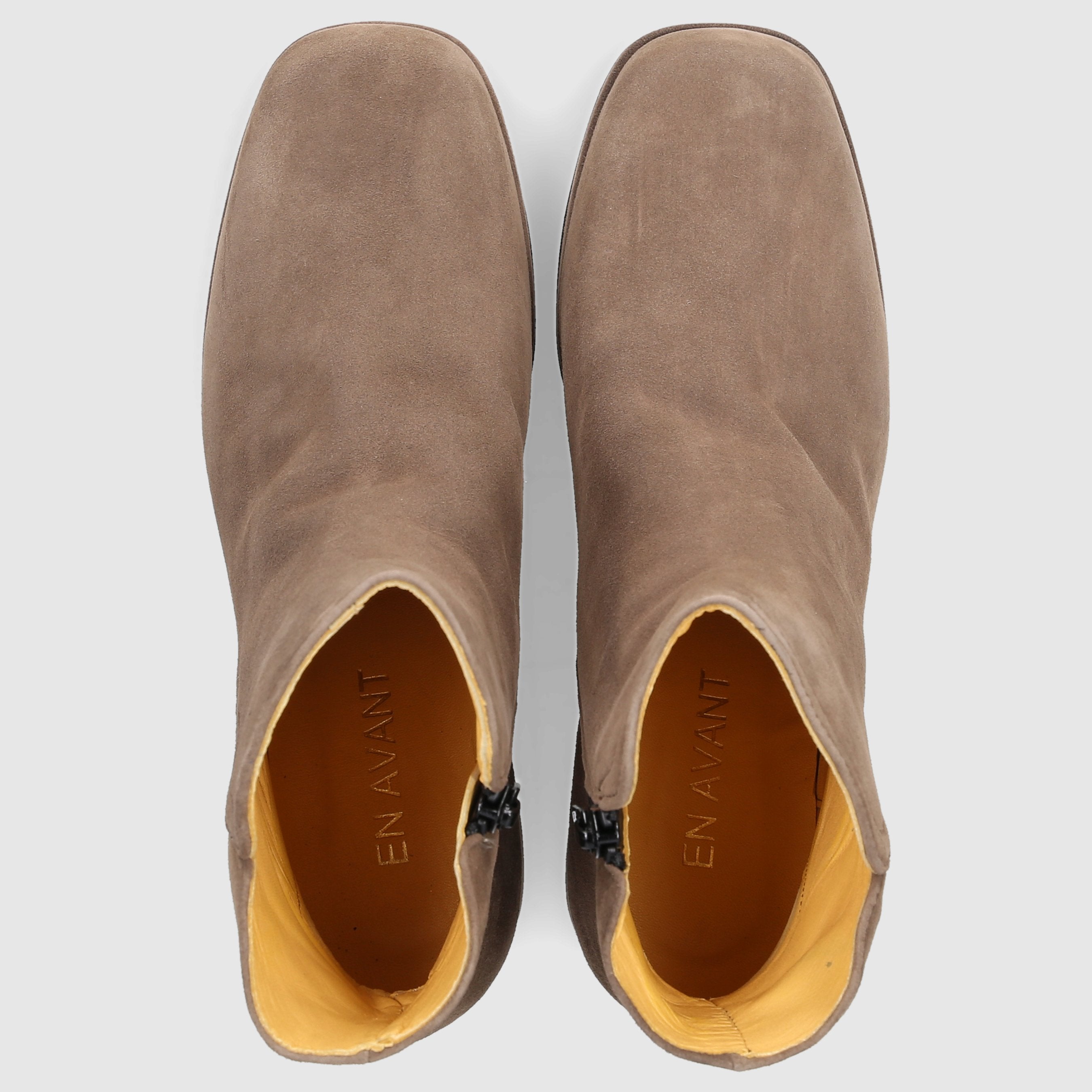 EN AVANT Damen Stiefeletten TL68 Veloursleder taupe