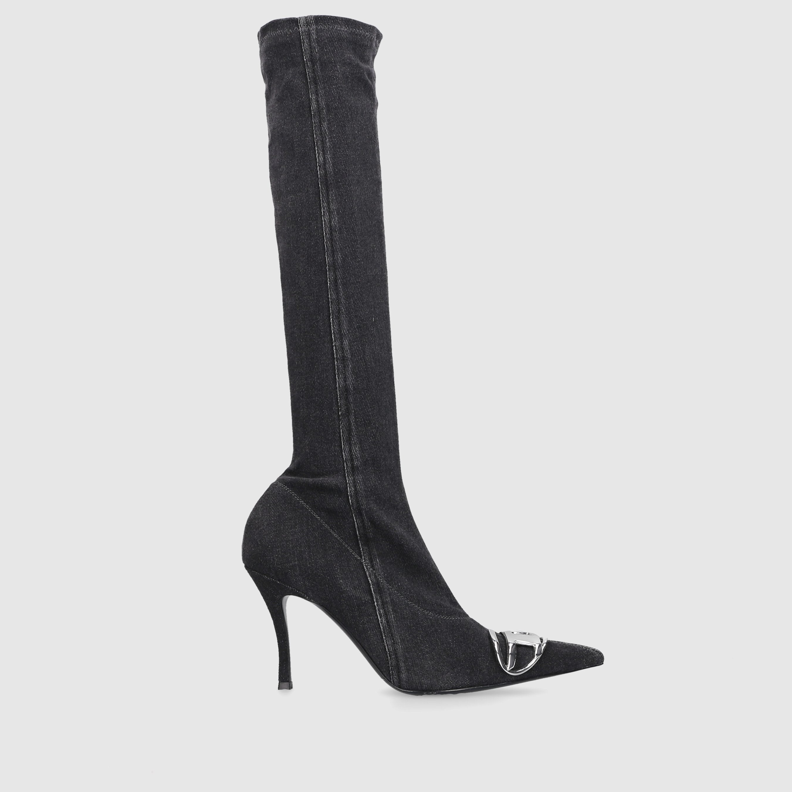 Diesel women's boots D-Venus Denim black