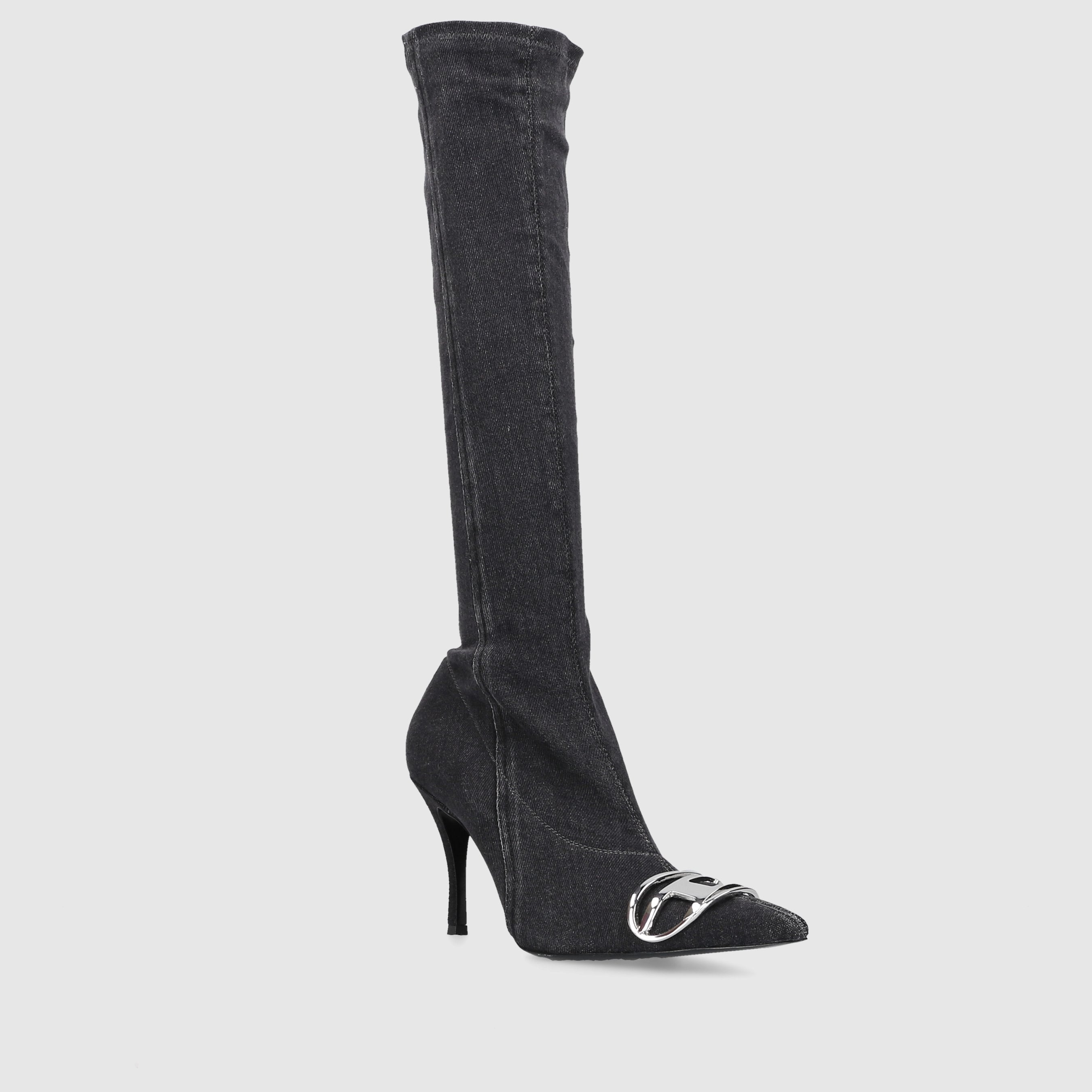 Diesel women's boots D-Venus Denim black