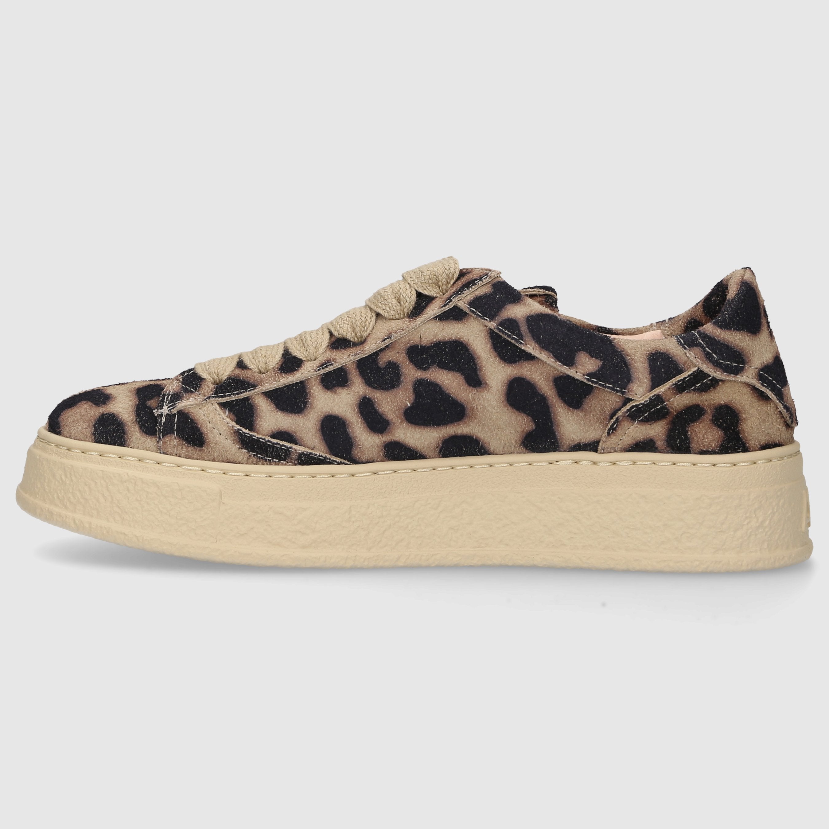 AGL Attilio Giusti Leombruni Damen Sneaker low D946001 Veloursleder Leomuster