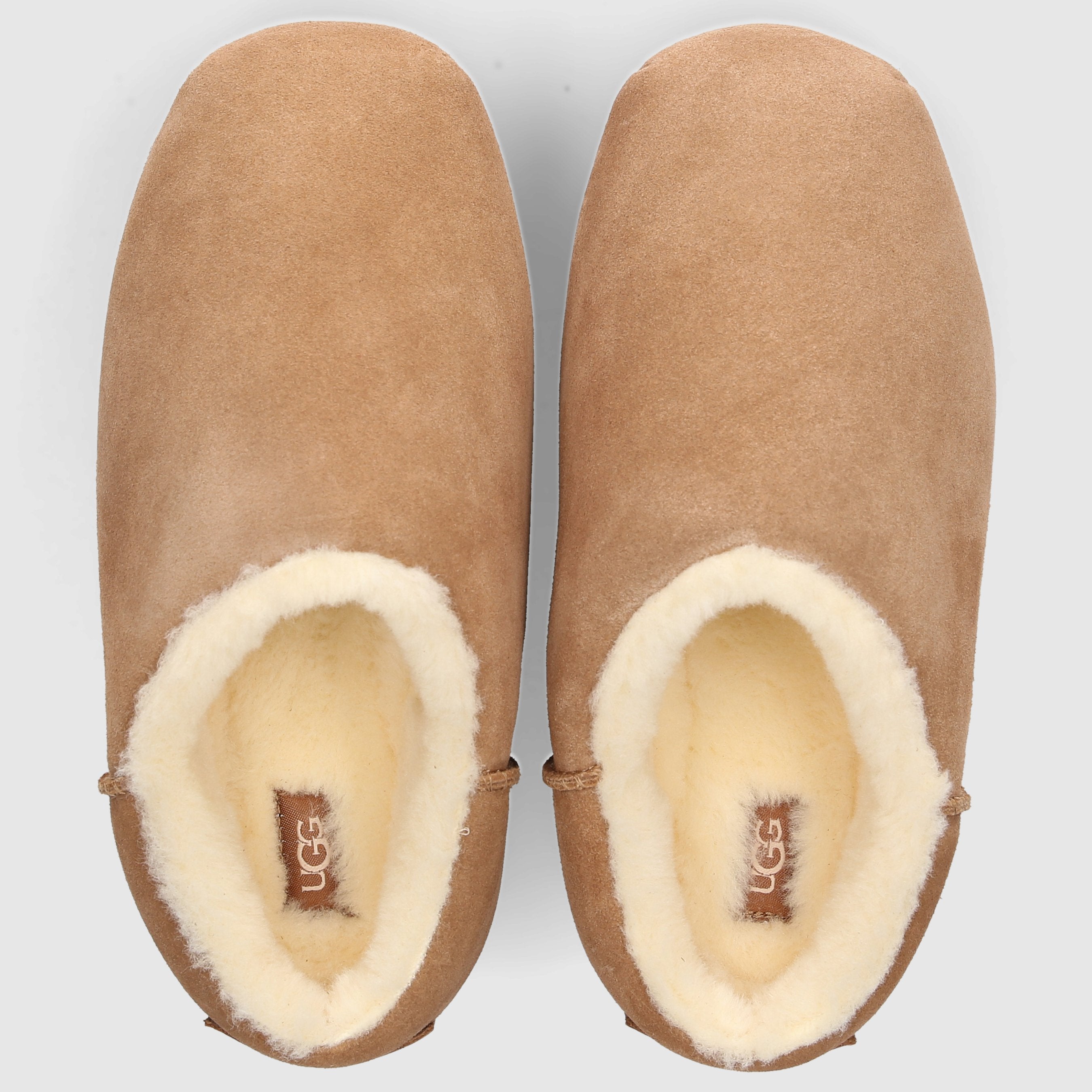 UGG Damen .Pantoletten PUMPED SLIDE Veloursleder braun