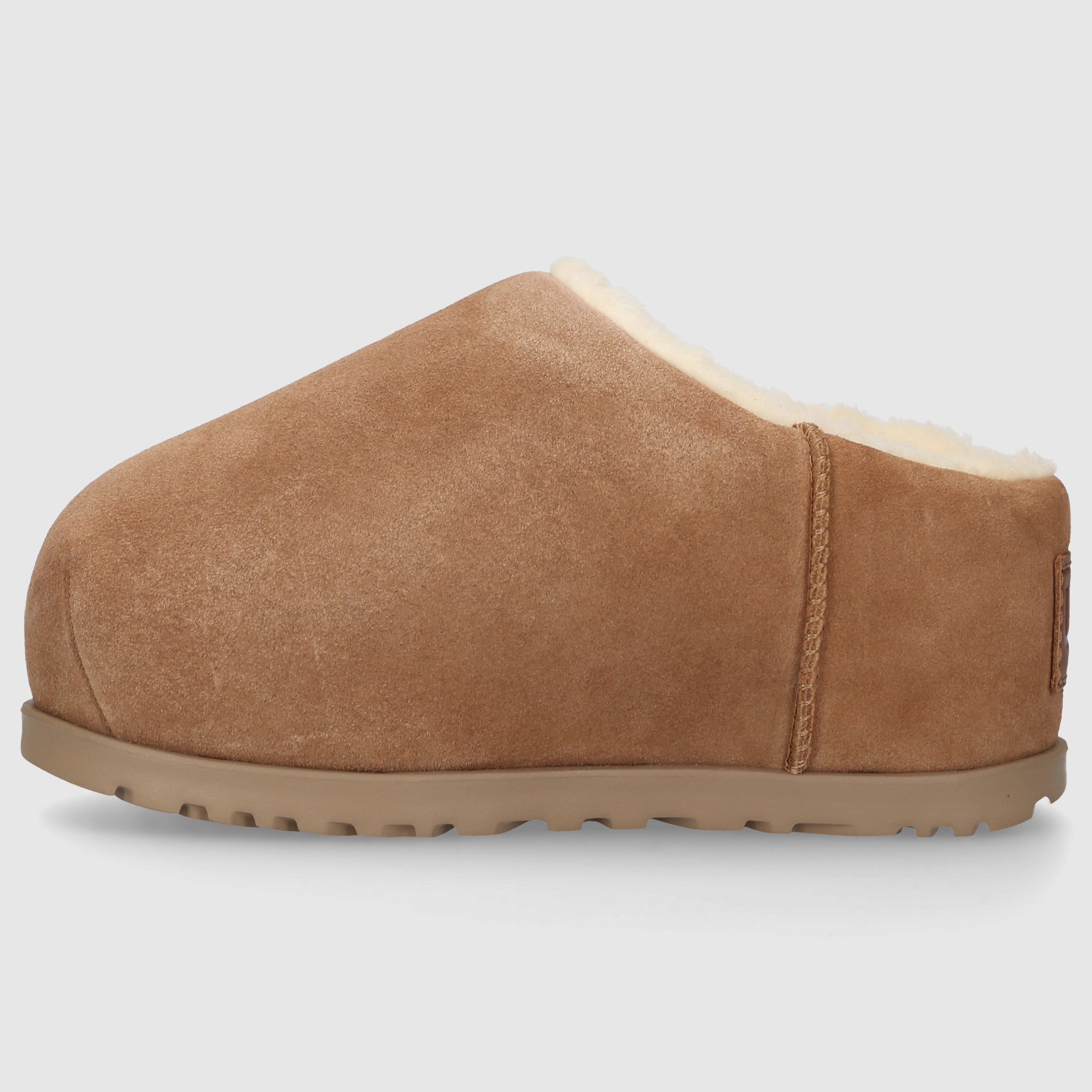 UGG Damen .Pantoletten PUMPED SLIDE Veloursleder braun