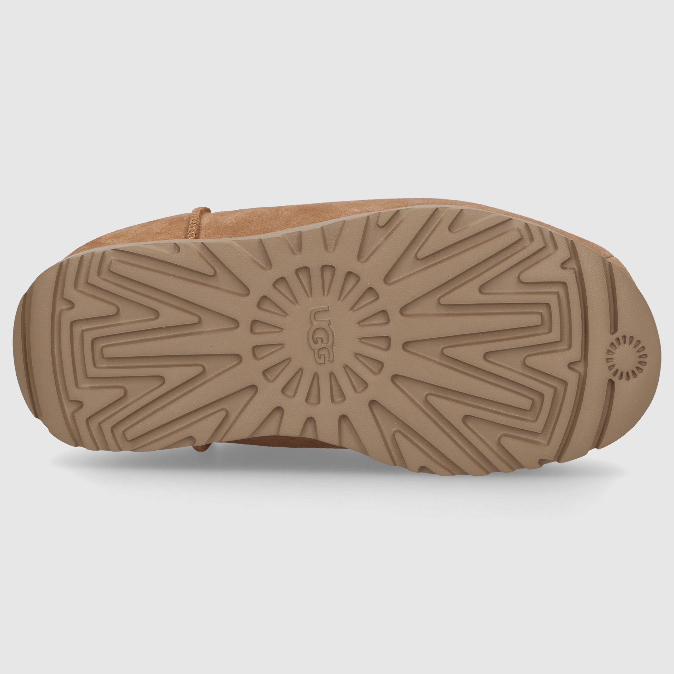 UGG Damen .Pantoletten PUMPED SLIDE Veloursleder braun