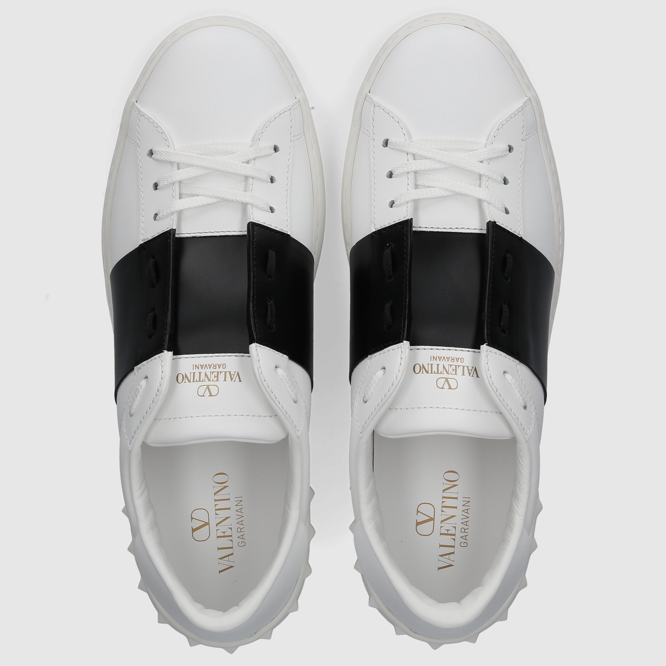 Valentino Garavani Herren Sneaker low 6Y2S0830 Kalbsleder weiß-kombi